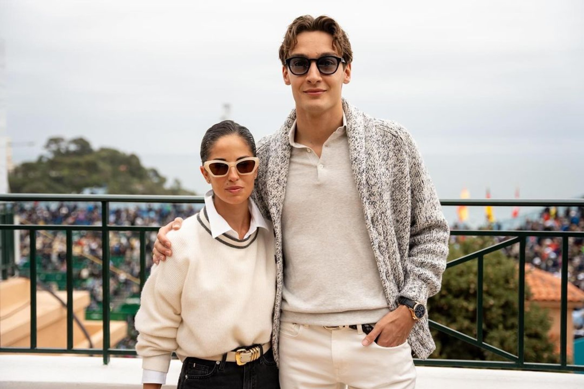 Carmen Mundt and George Russell