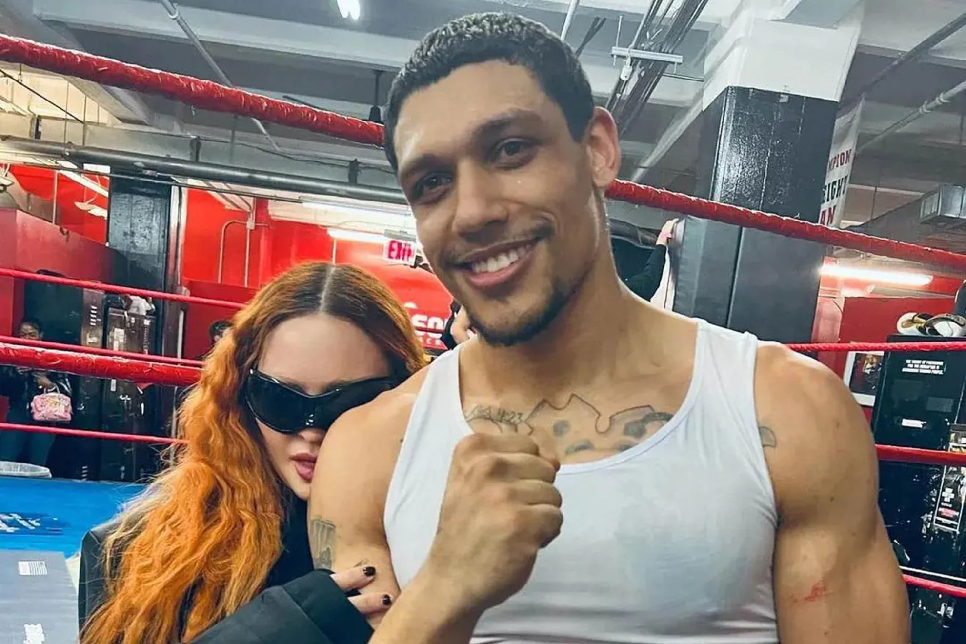 Madonna and Josh Popper