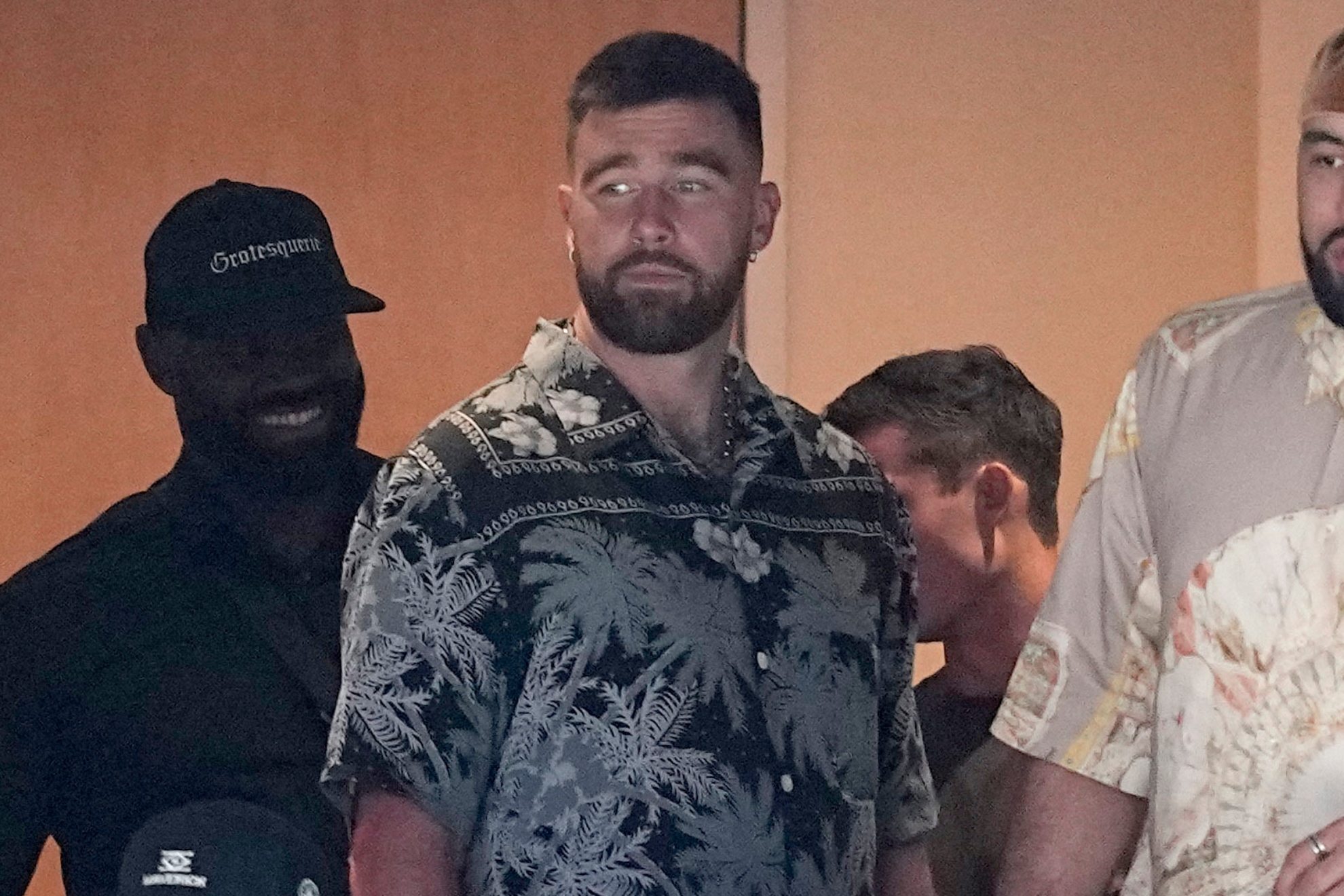 Travis Kelces surprise appearance at NHL Playoffs explained