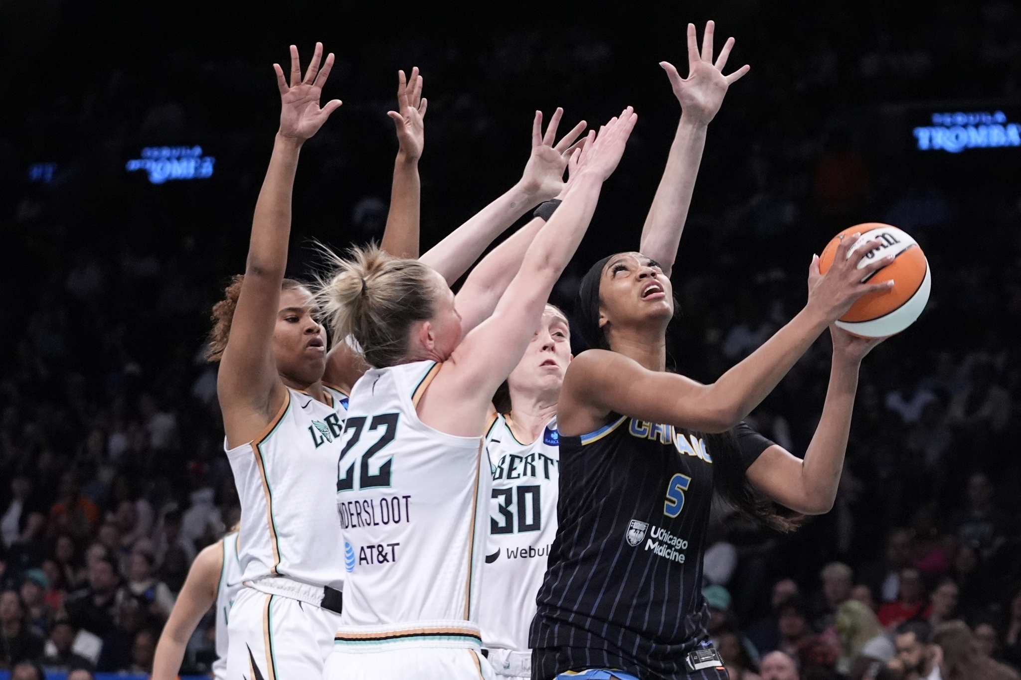 Angel Reese speaks about hard fouls on home debut They dont give a damn if im a rookie