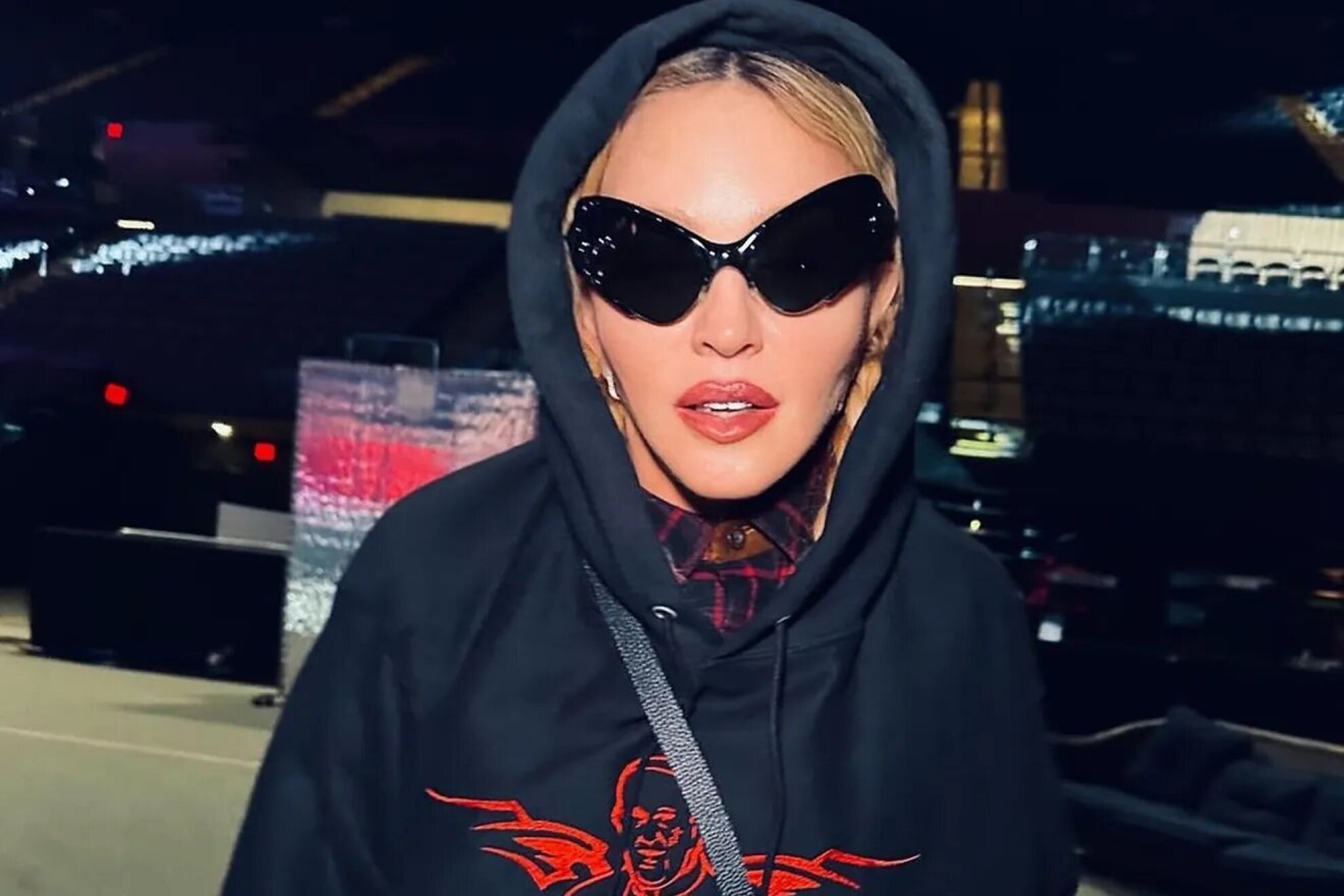 Madonna continues with her Celebration World Tour.