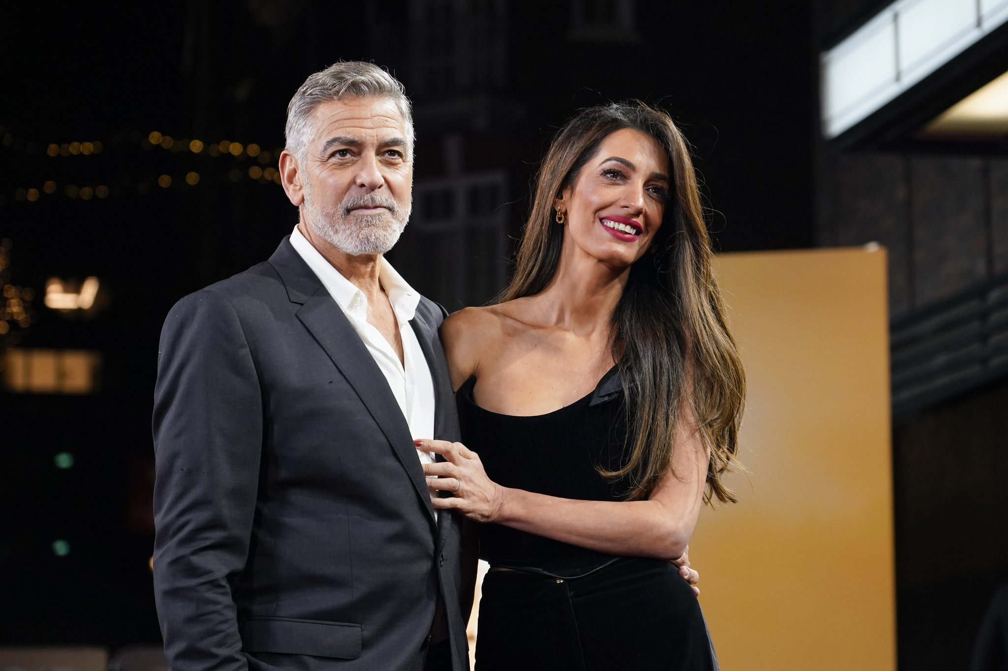 George Clooney and his wife Amal Clooney