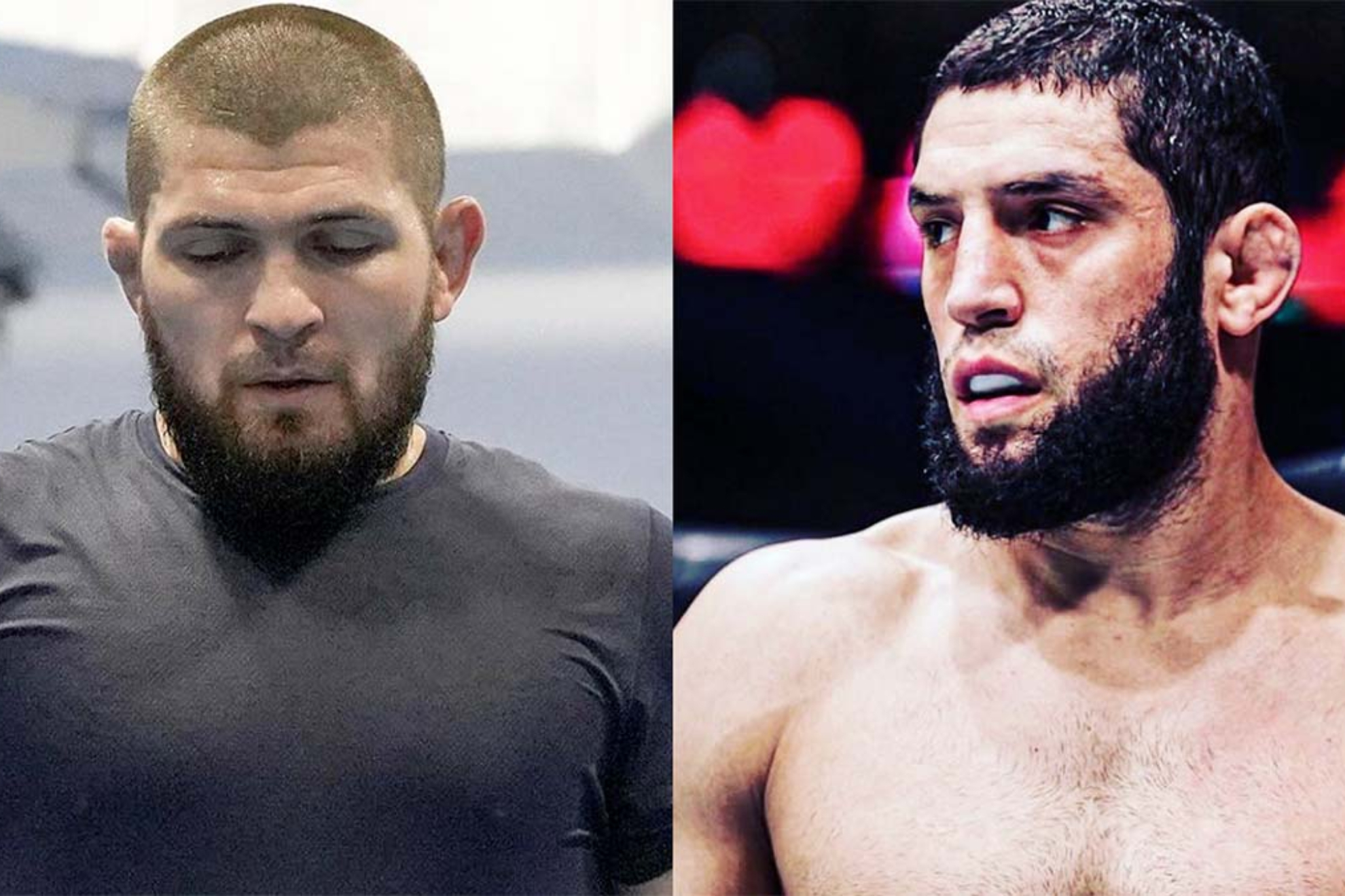 Khabib Nurmagomedov and Ikram Aliskerov.