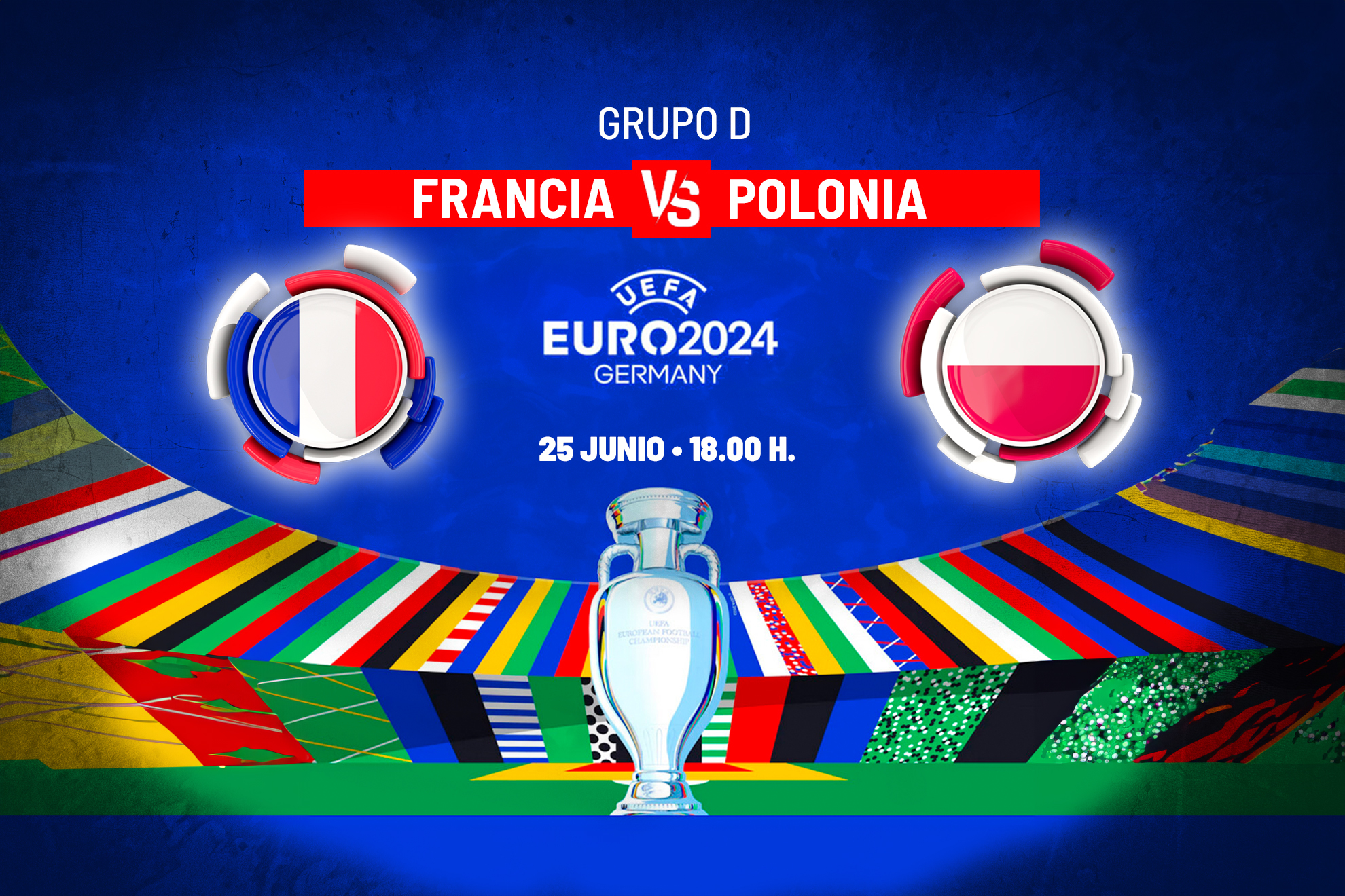Alineaci�n de Francia contra Polonia hoy, partido de la fase de grupos de la Eurocopa 2024