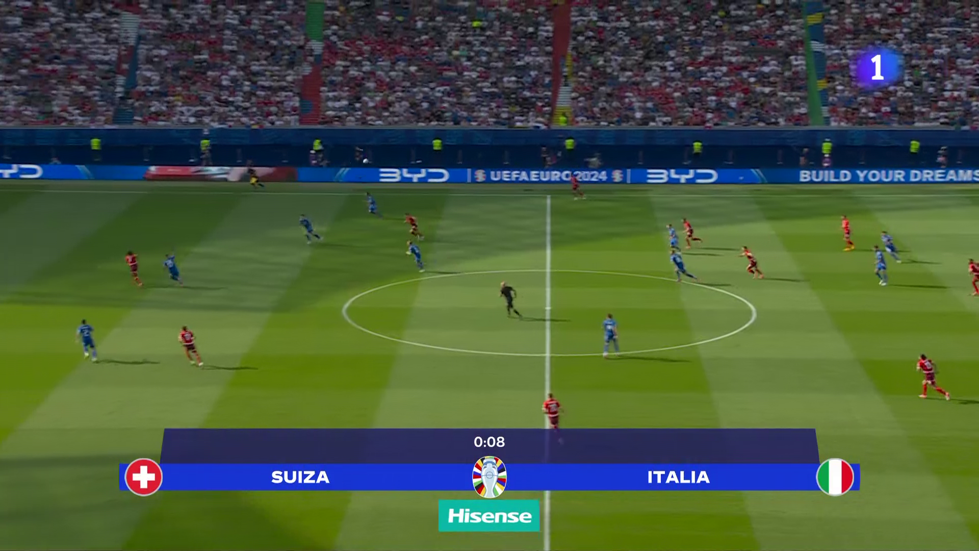 Suiza - Italia en directo | Octavos de final Eurocopa 2024 hoy en vivo
