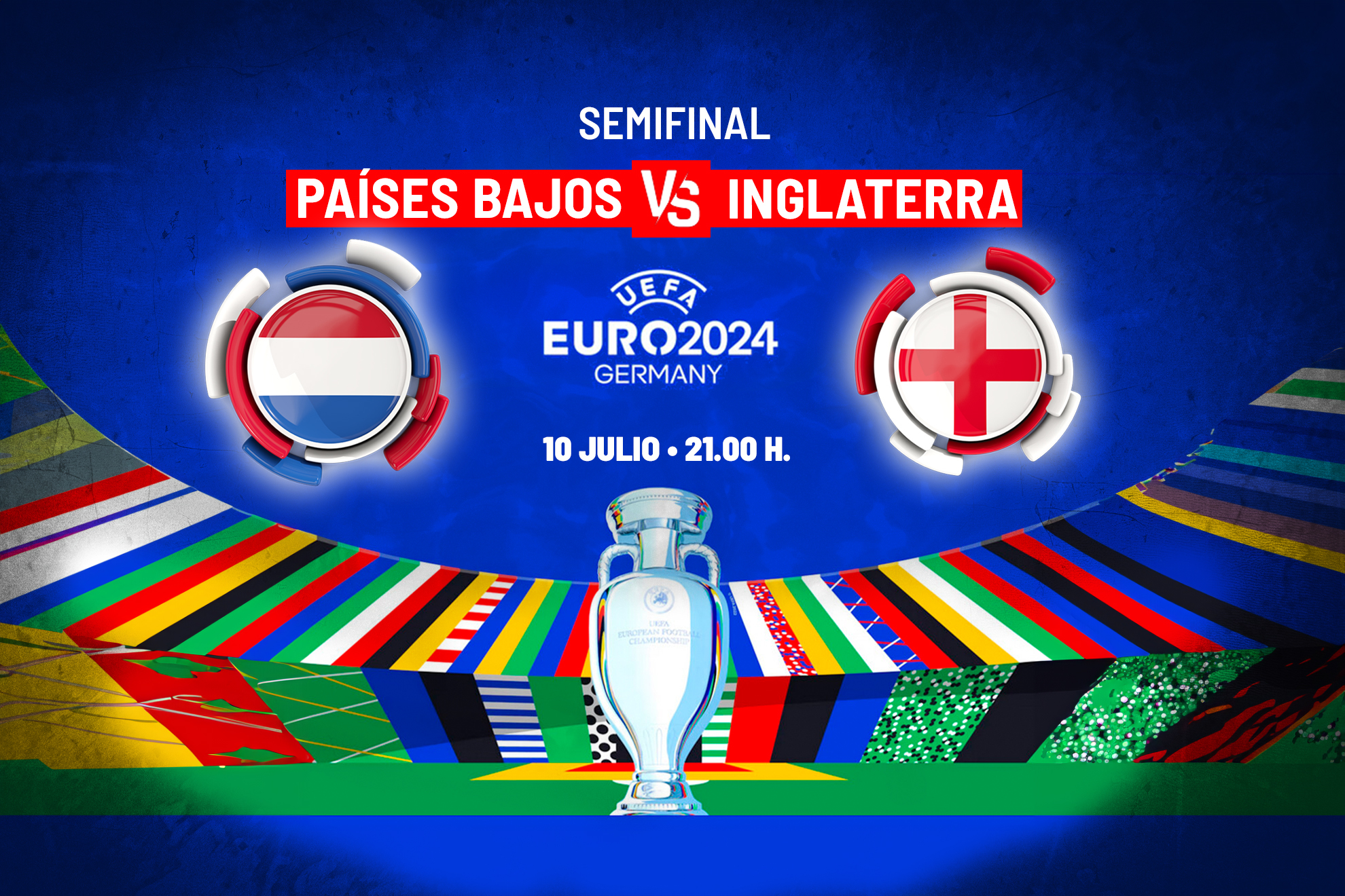 Alineaciones confirmadas del Pa�ses Bajos contra Inglaterra hoy, semifinal de la Eurocopa 2024