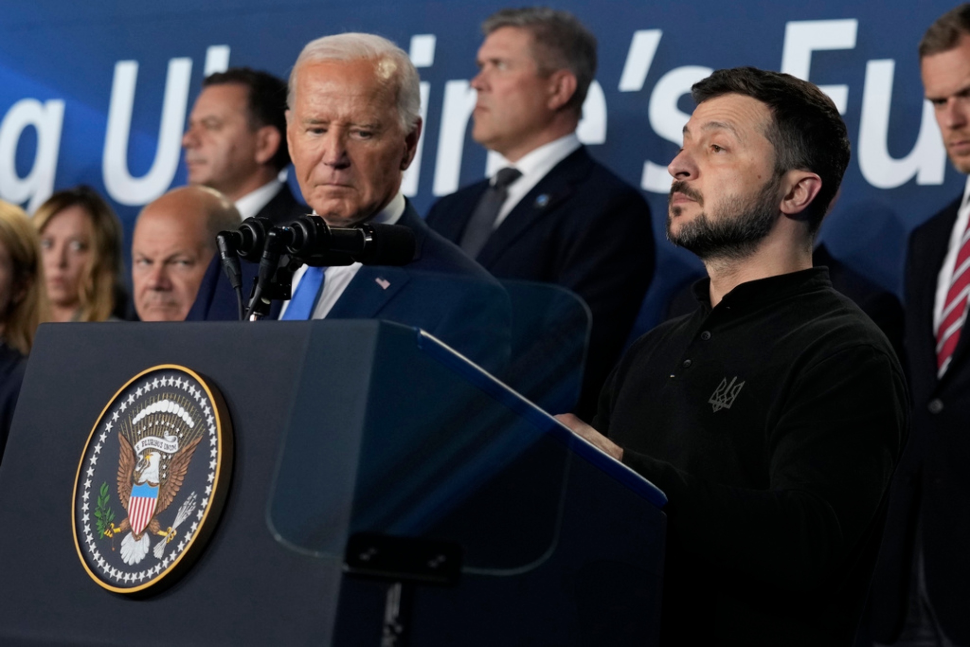 President Joe Biden worries the Democrats when mistaking Ukraines Zelensky for Putin during NATO speech