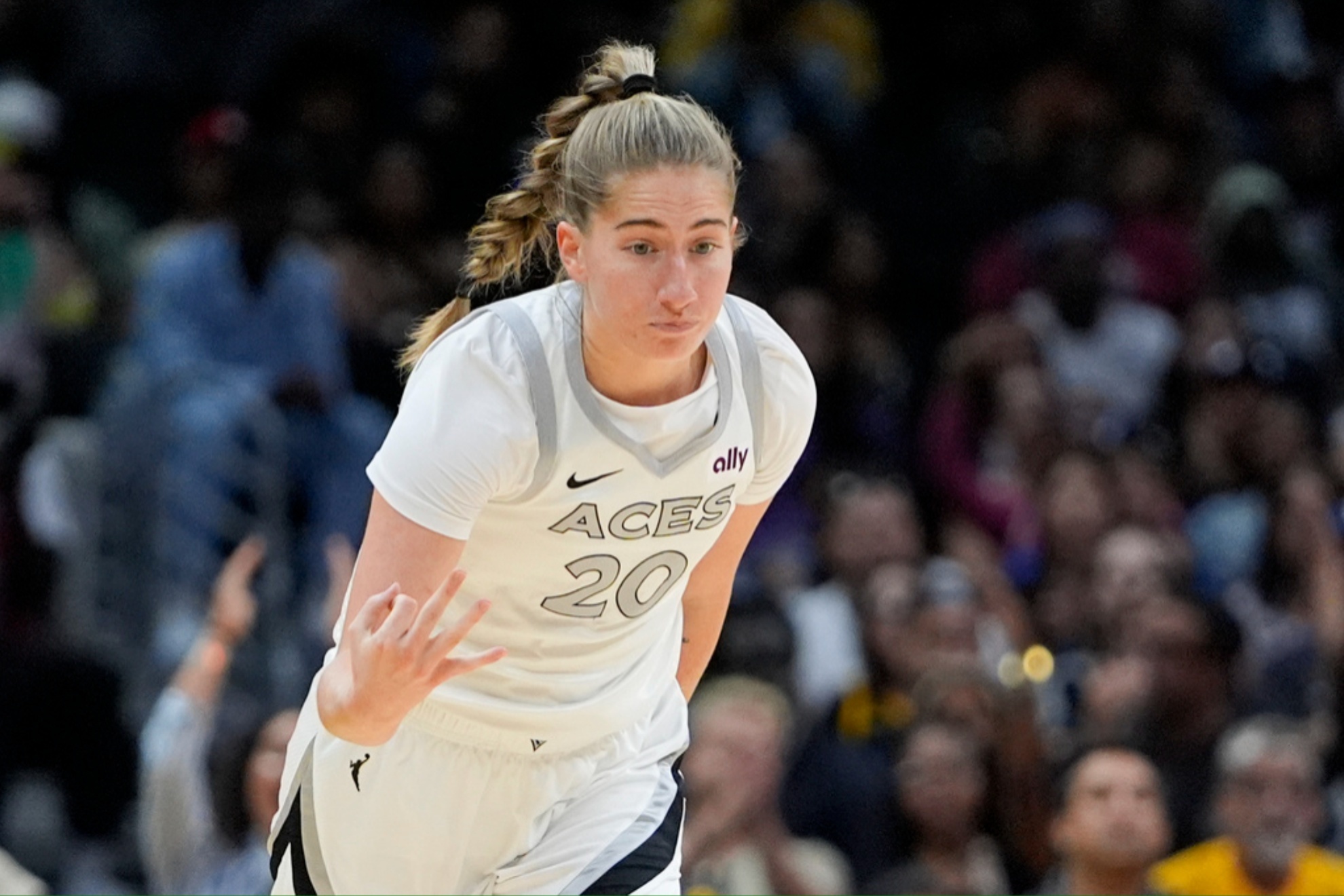 Kate Martin suffered a lower leg injury against the Chicago Sky on Tuesday night