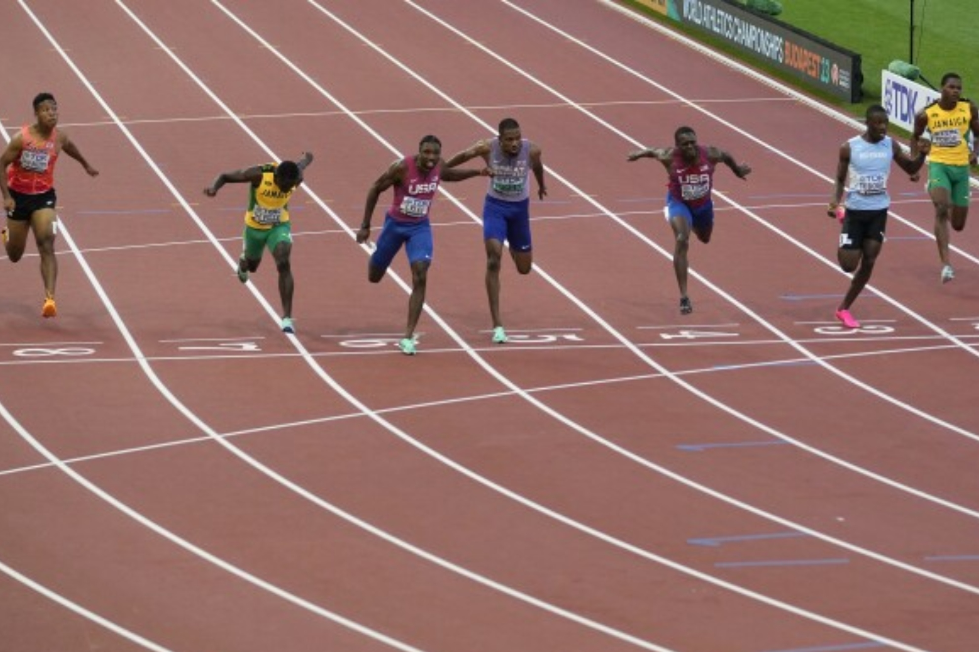 100 meter sprint in the Olympic Games