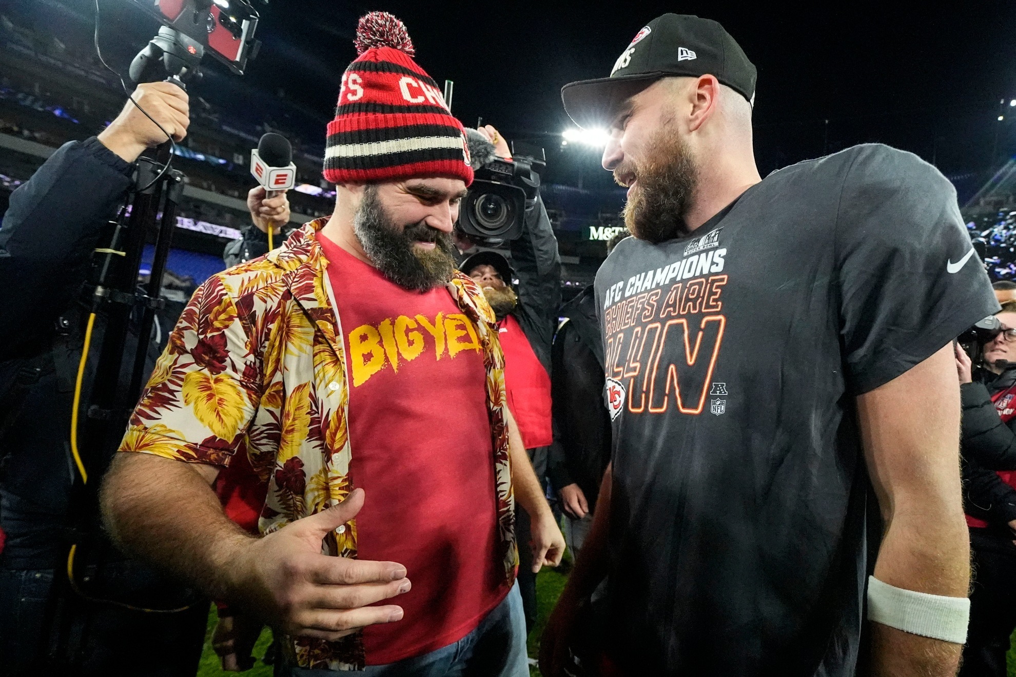 Jason and Travis Kelce