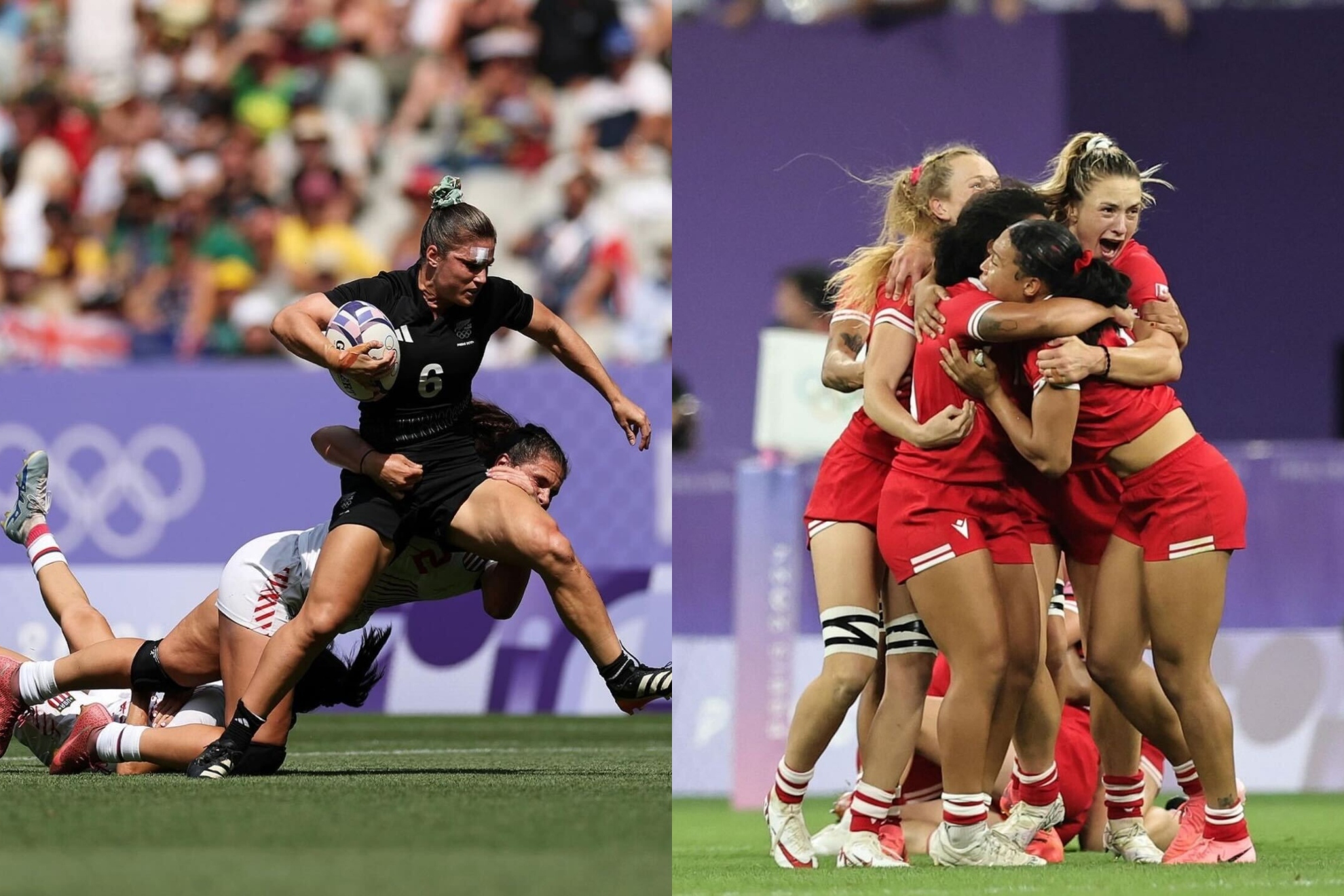 Nueva Zelanda y Canad� en sus partidos de semifinales