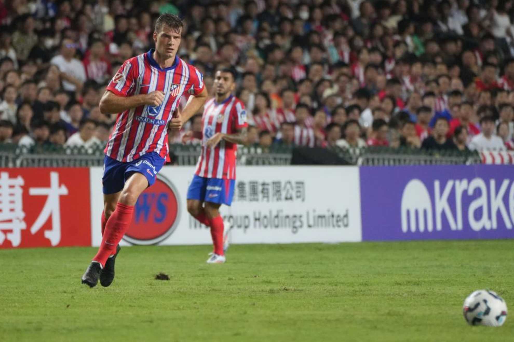 Sorloth, jugador del Atl�tico de Madrid.