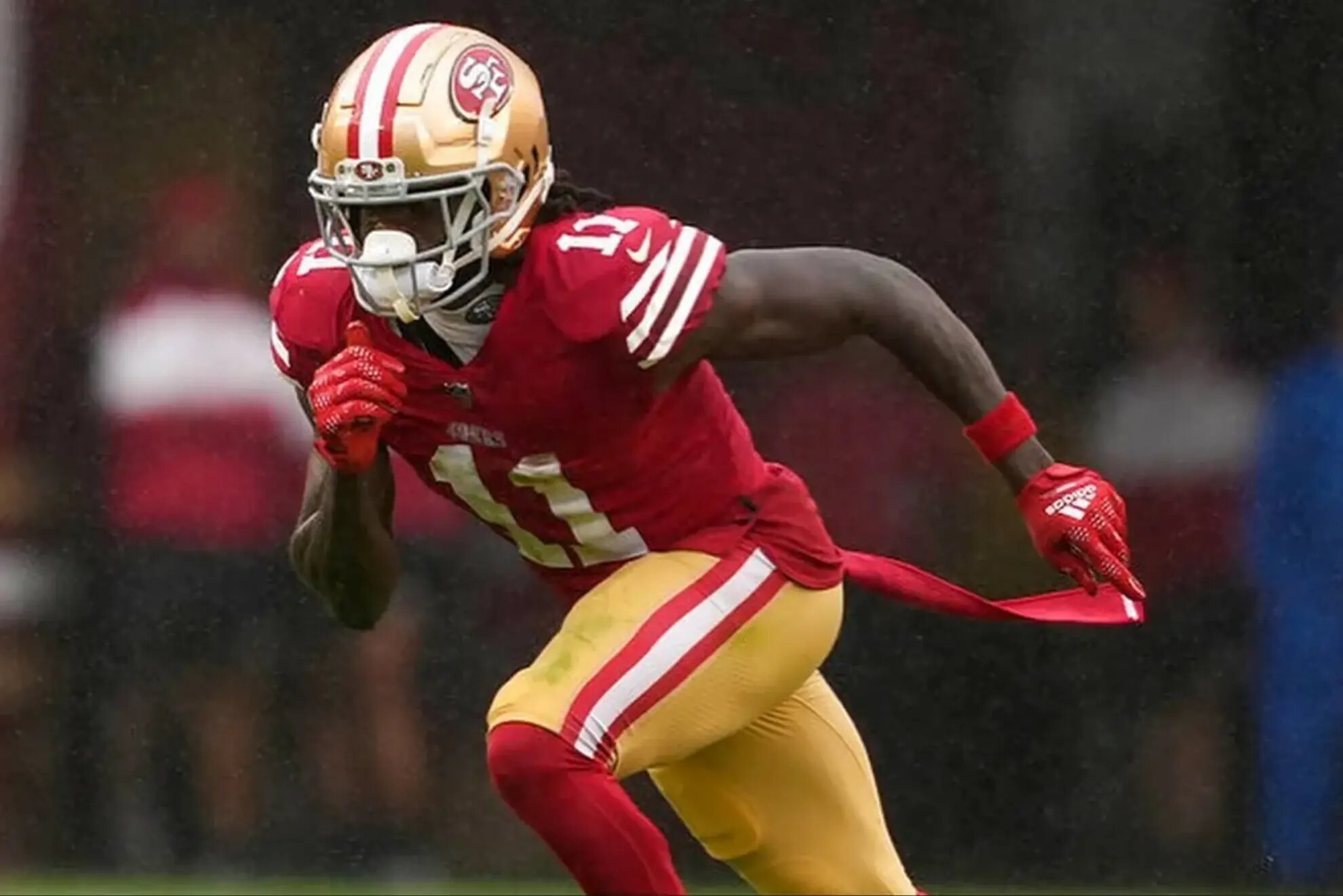 San Francisco 49ers star wide receiver Brandon Aiyuk.