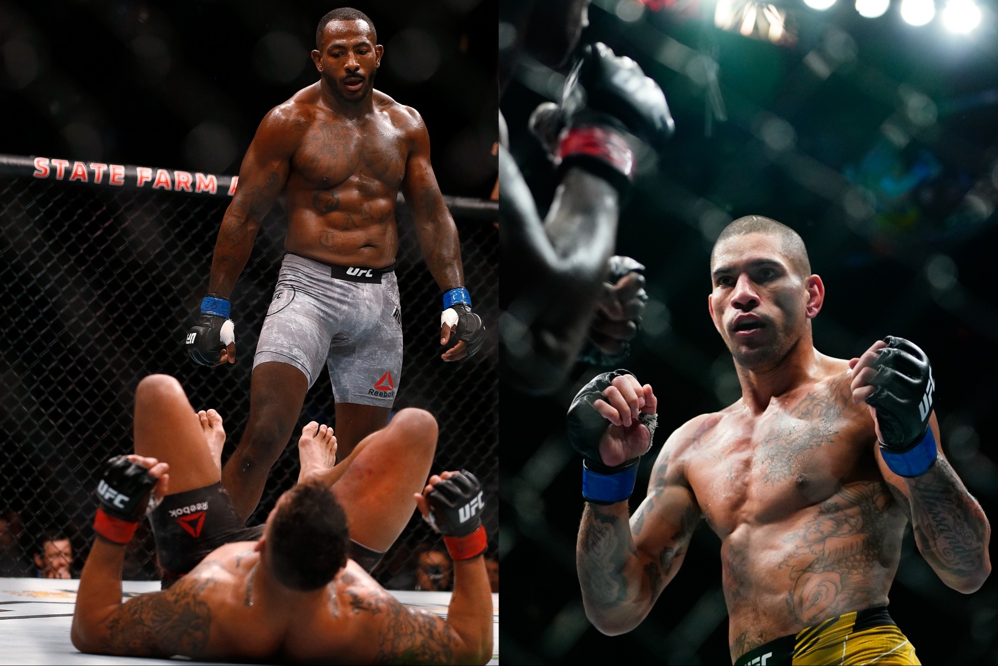 Khalil Rountree and Alex Pereira mashup image