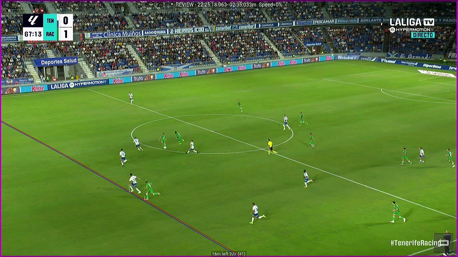 Tenerife - Racing Santander en directo | LaLiga Hypermotion hoy en vivo