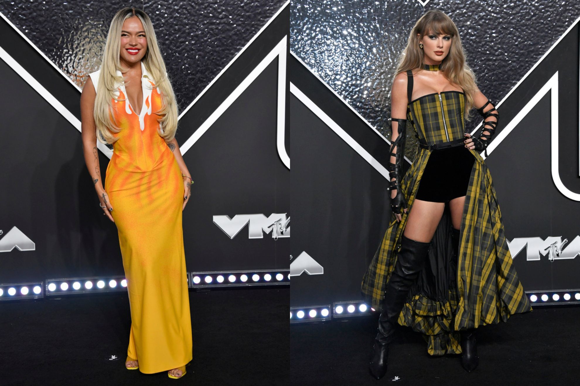 Karol G and Taylor Swift lit up the stage at the VMAs