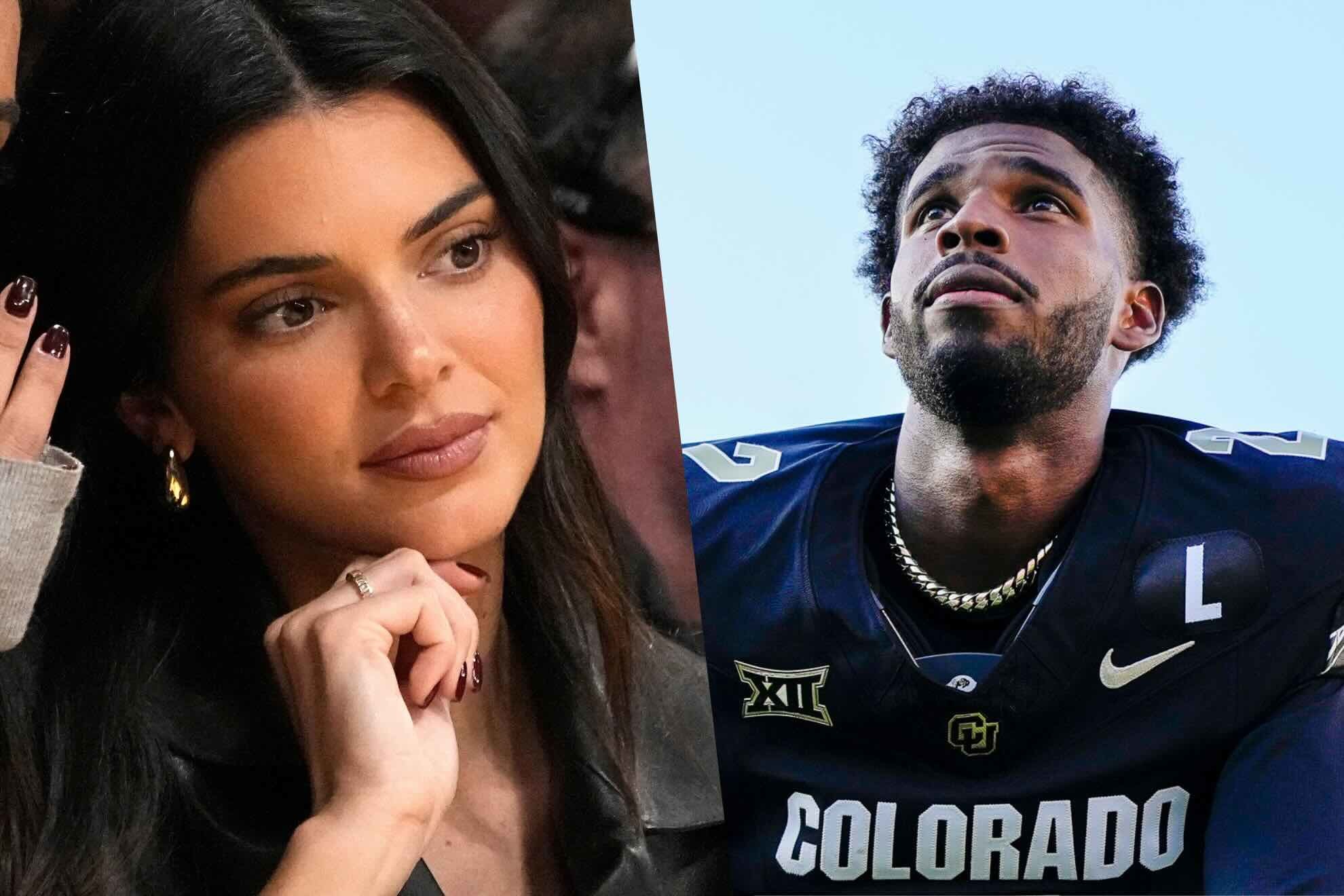 A member of the Kardashian family was seen with Shedeur Sanders