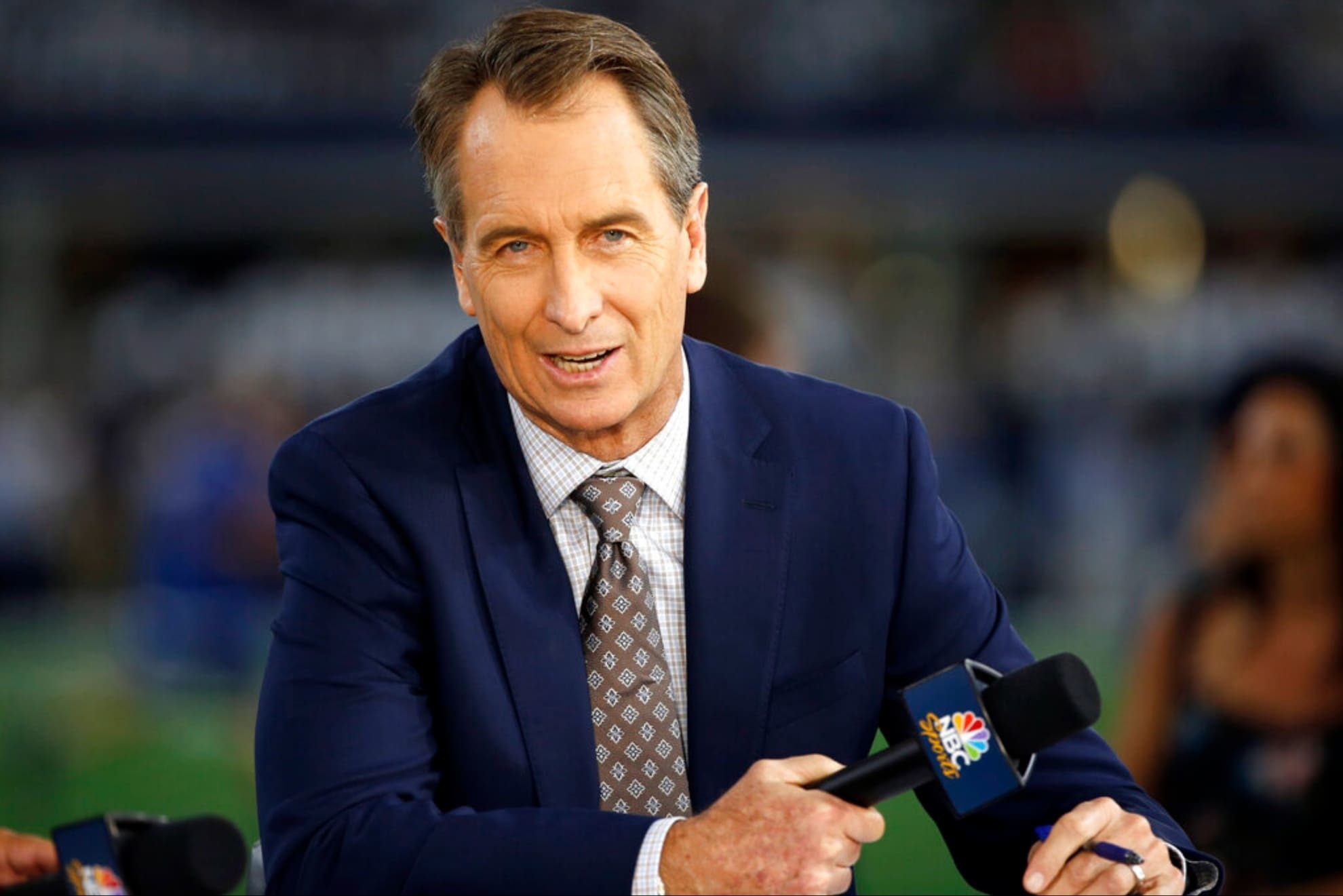 NBC star NFL analyst, Cris Collinsworth.