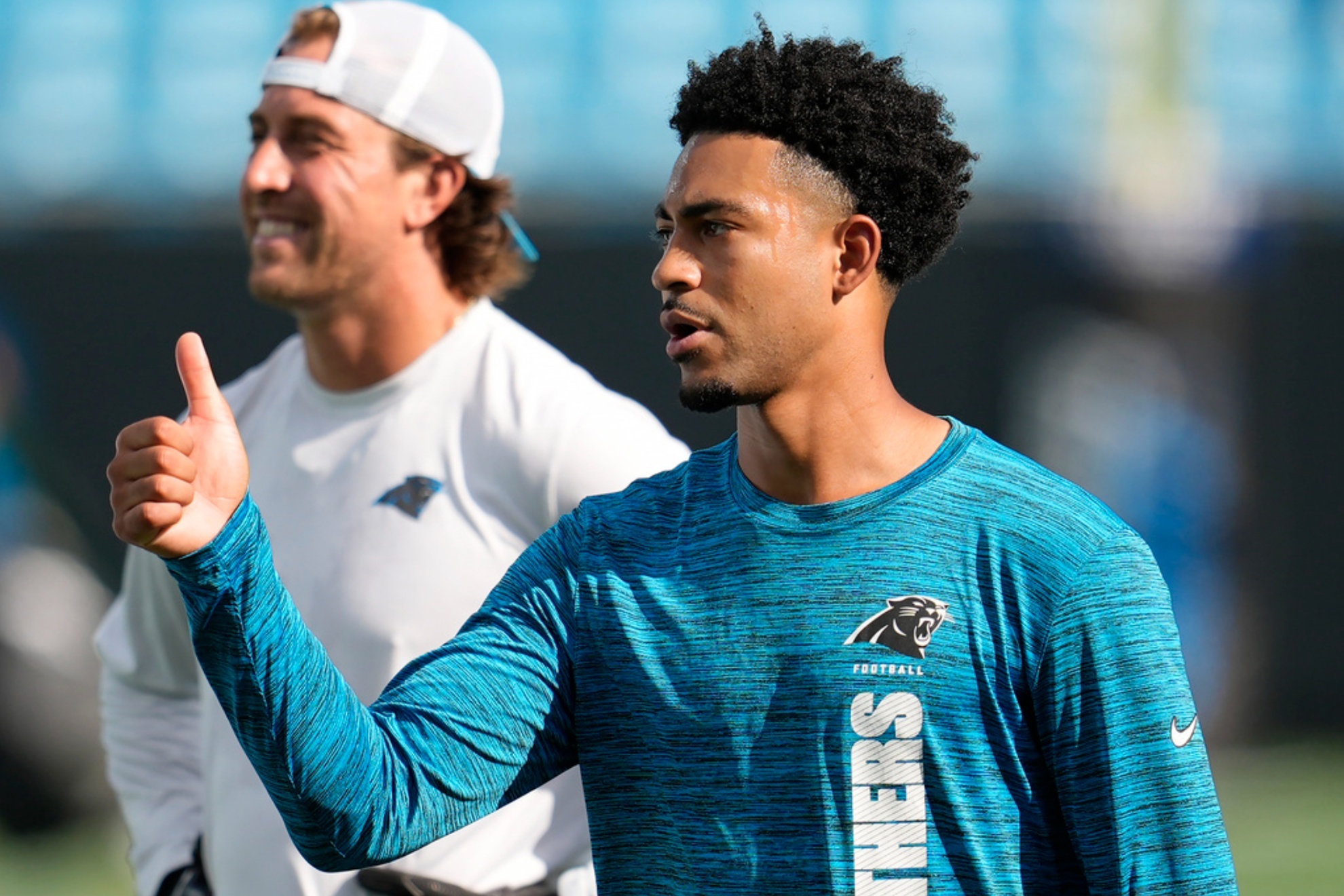 Carolina Panthers Bryce Young during the 2024 NFL offseason