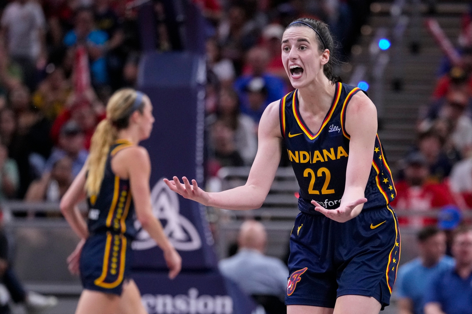 WNBA playoff debut for Rookie of the Year Caitlin Clark overshadowed by Marina Mabreys 27-point explosion