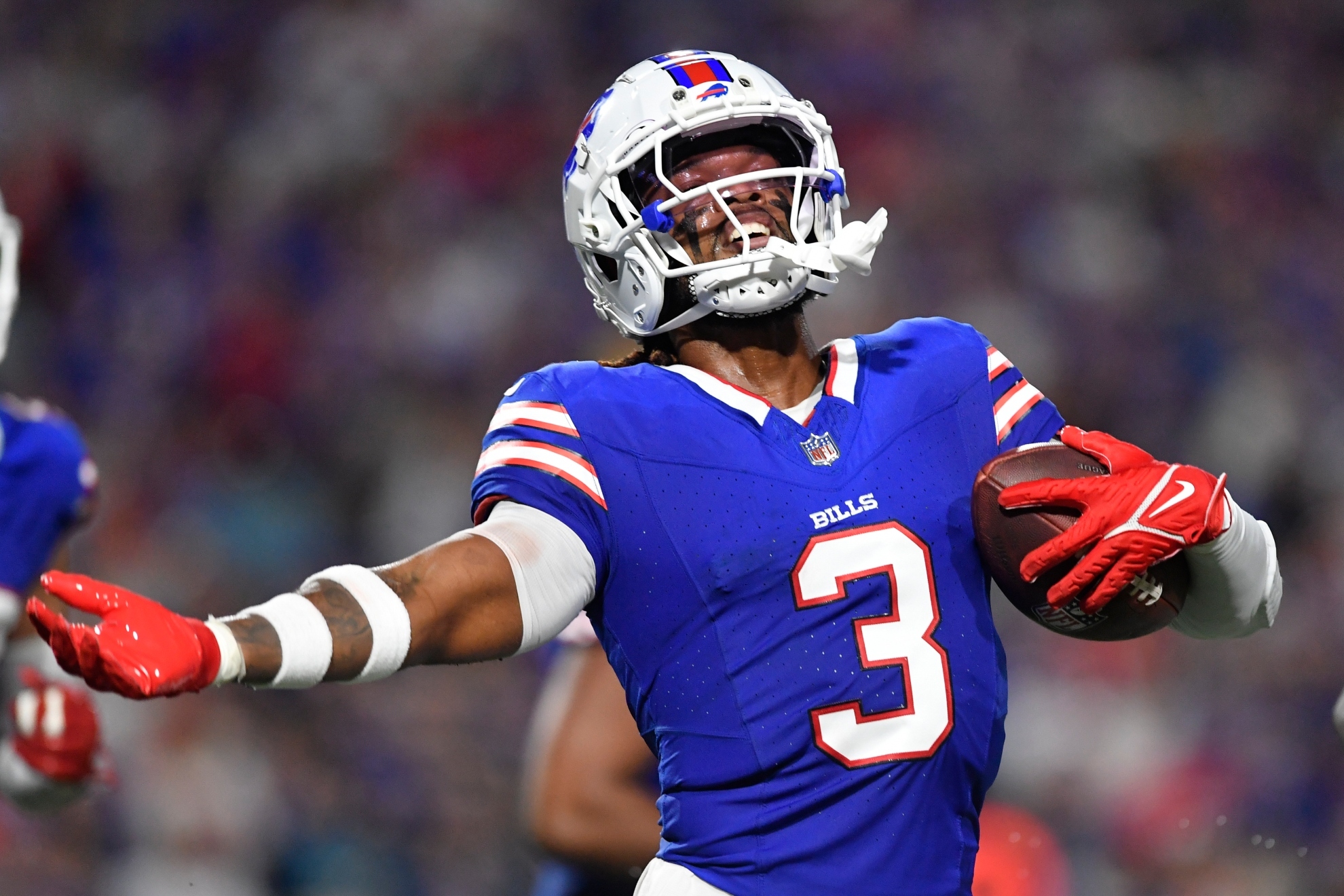 The Bills safety makes a triumphant statement with a pivotal interception, completing his journey from the sidelines to stardom