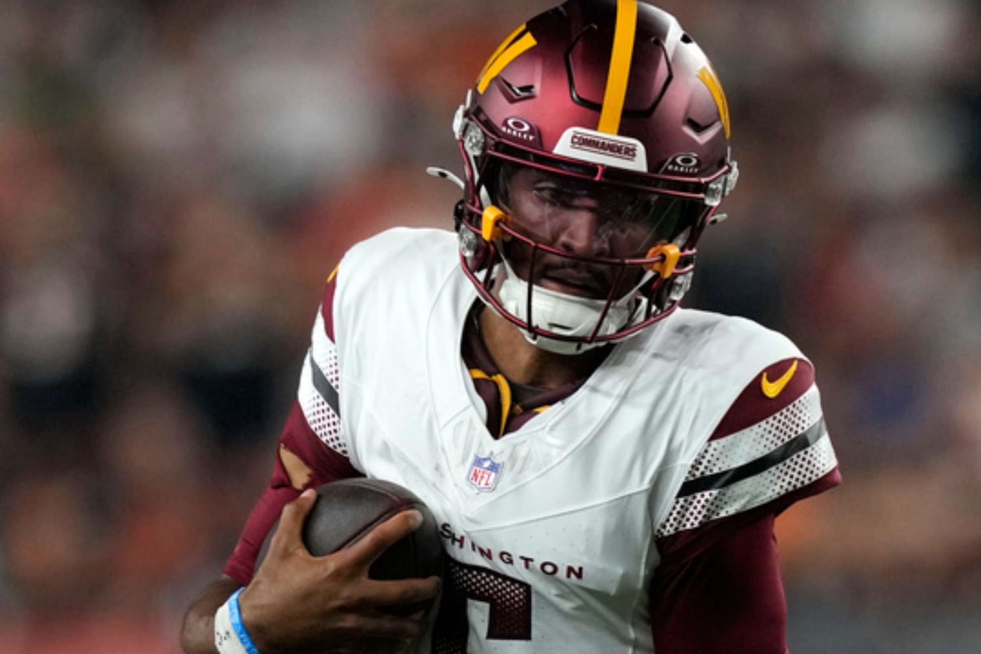 Commanders Jayden Daniels during the Week 3 game against the Cincinnati Bengals