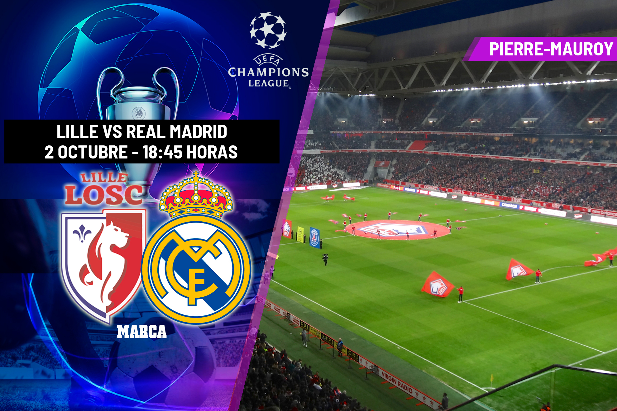 Alineaci�n del Real Madrid hoy contra el Lille, partido de Champions League