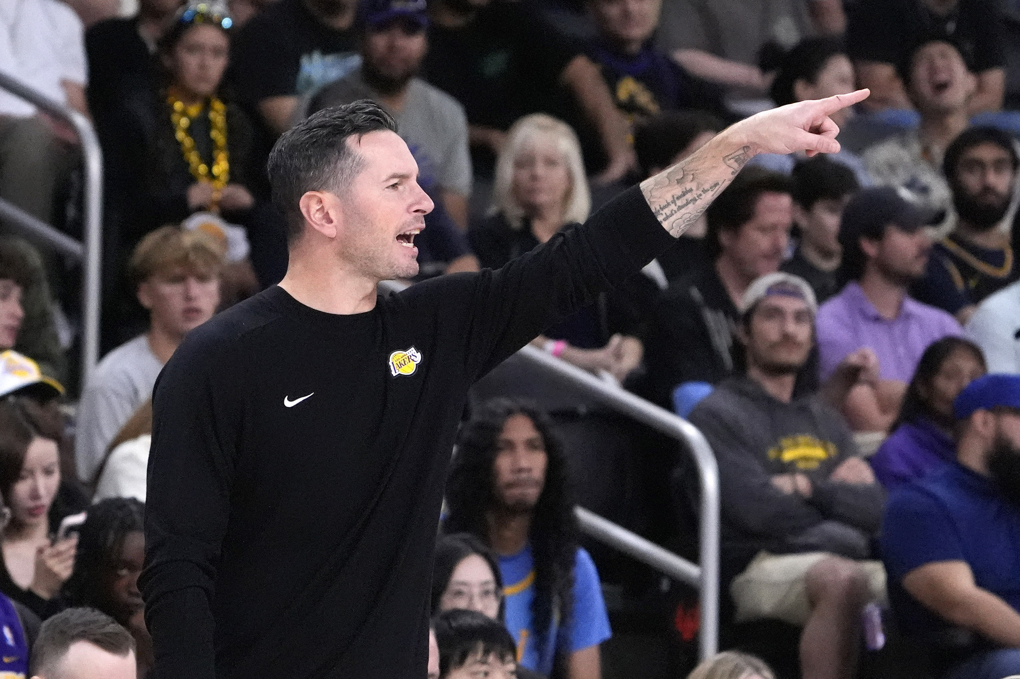 Los Angeles Lakers head coach JJ Redick