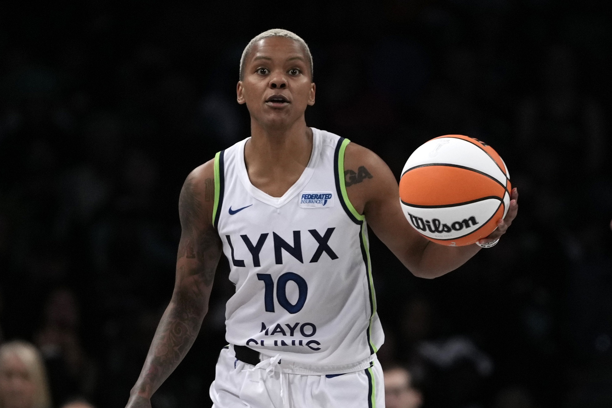 Courtney William Minnesota Lynx Liberty New York Basketball WNBA Finals Game 1 playoff series