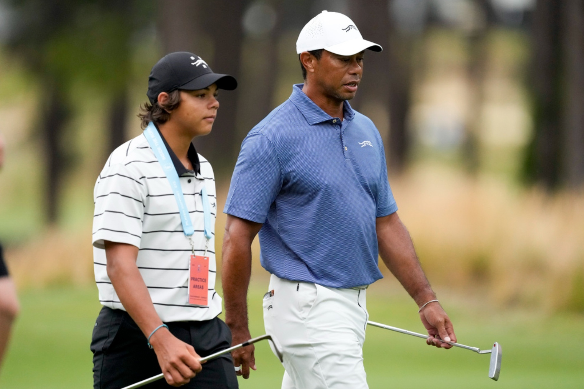 The most important thing for Tiger Woods is the well-being of his son, Charlie.