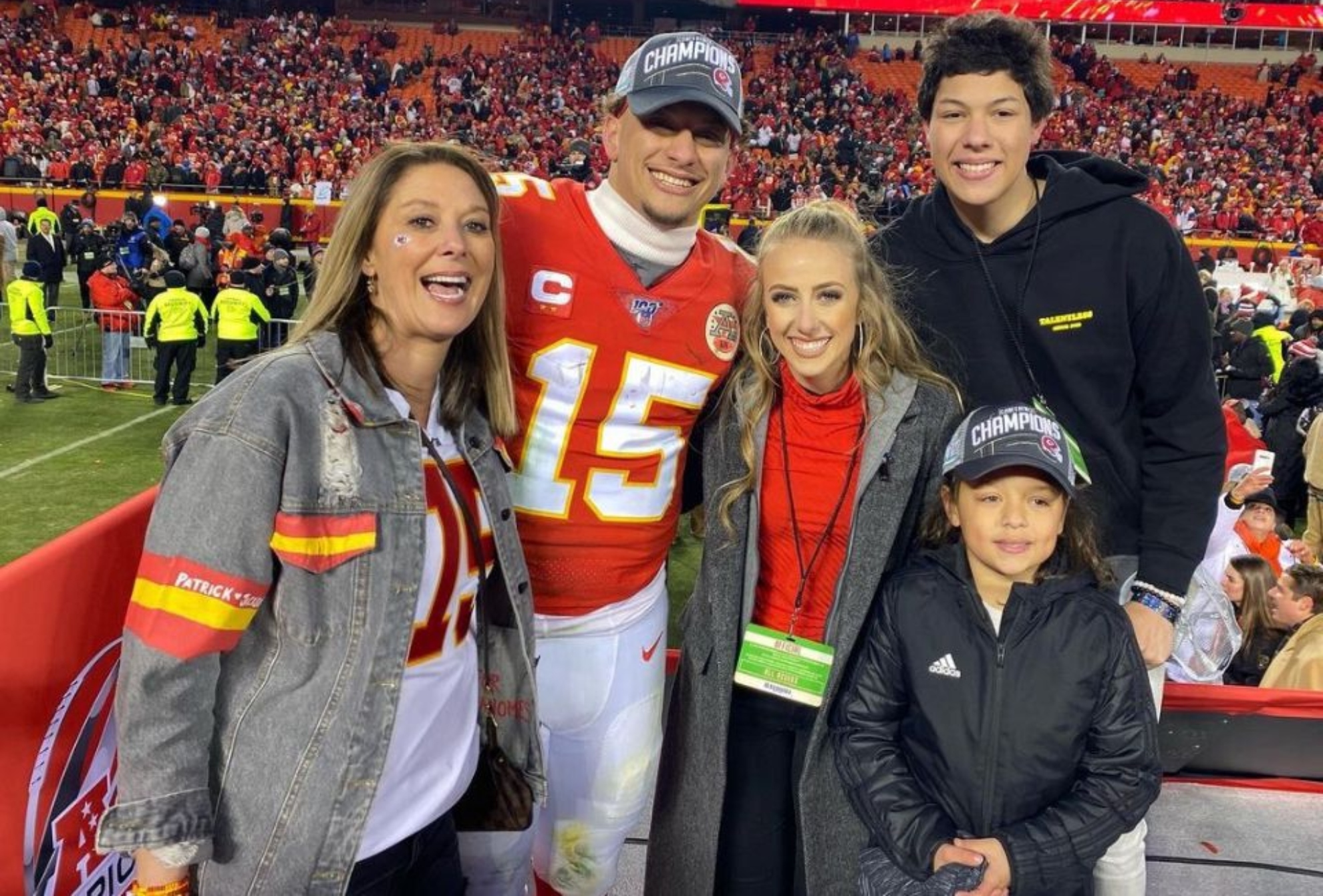 Patrick and Randi Mahomes