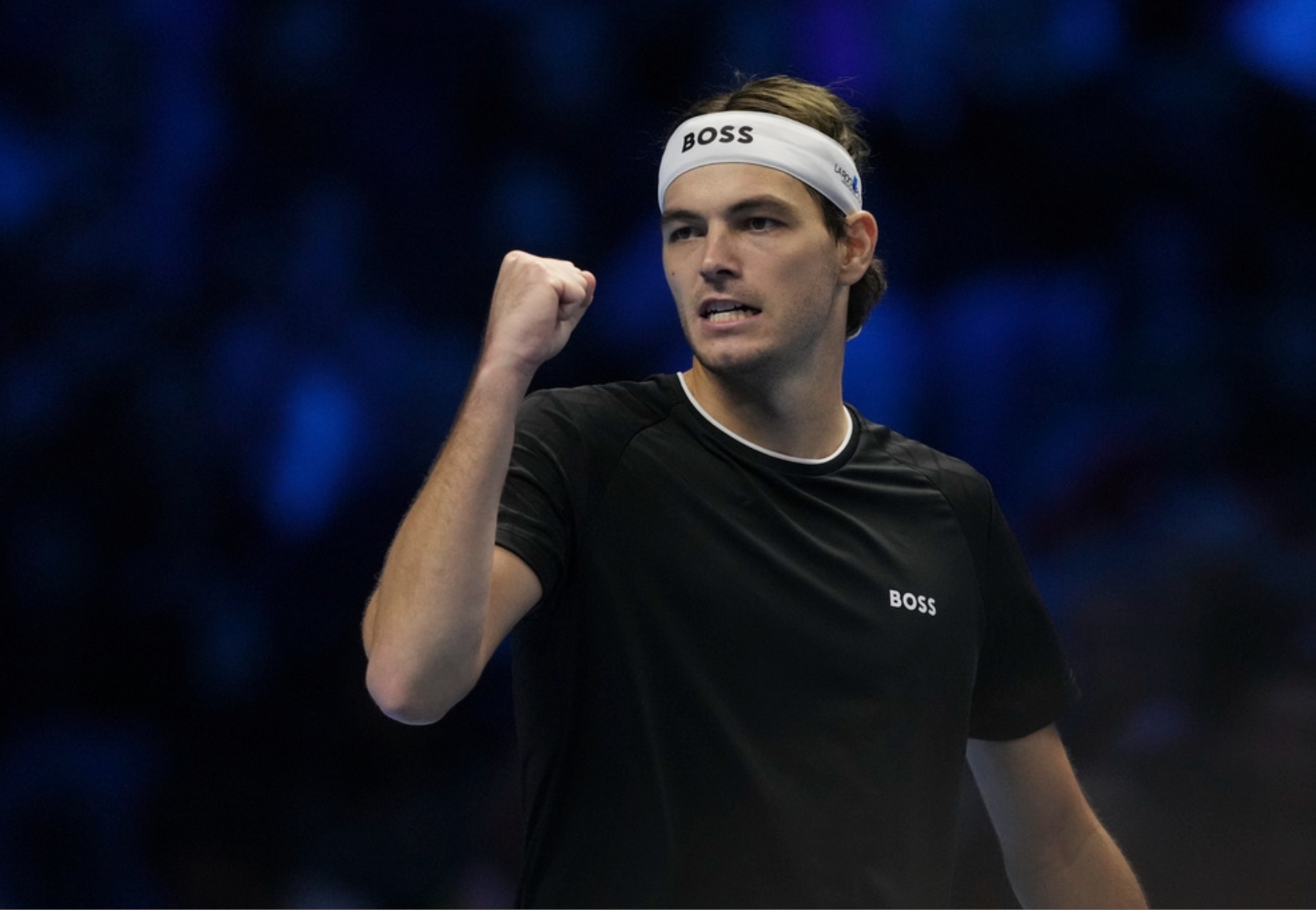 Taylor Fritz won the ATP World Tour Finals semifinal match against  Alexander Zverevat on November 16, 2024