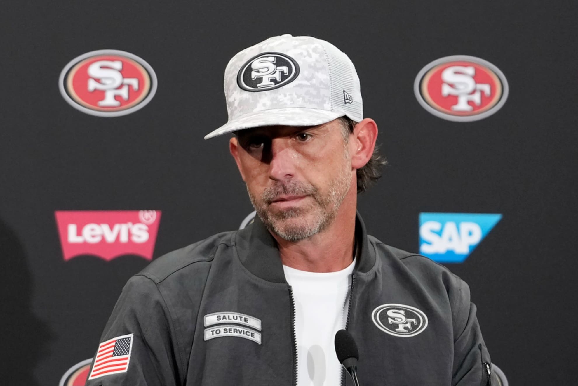 San Francisco 49ers head coach Kyle Shanahan.