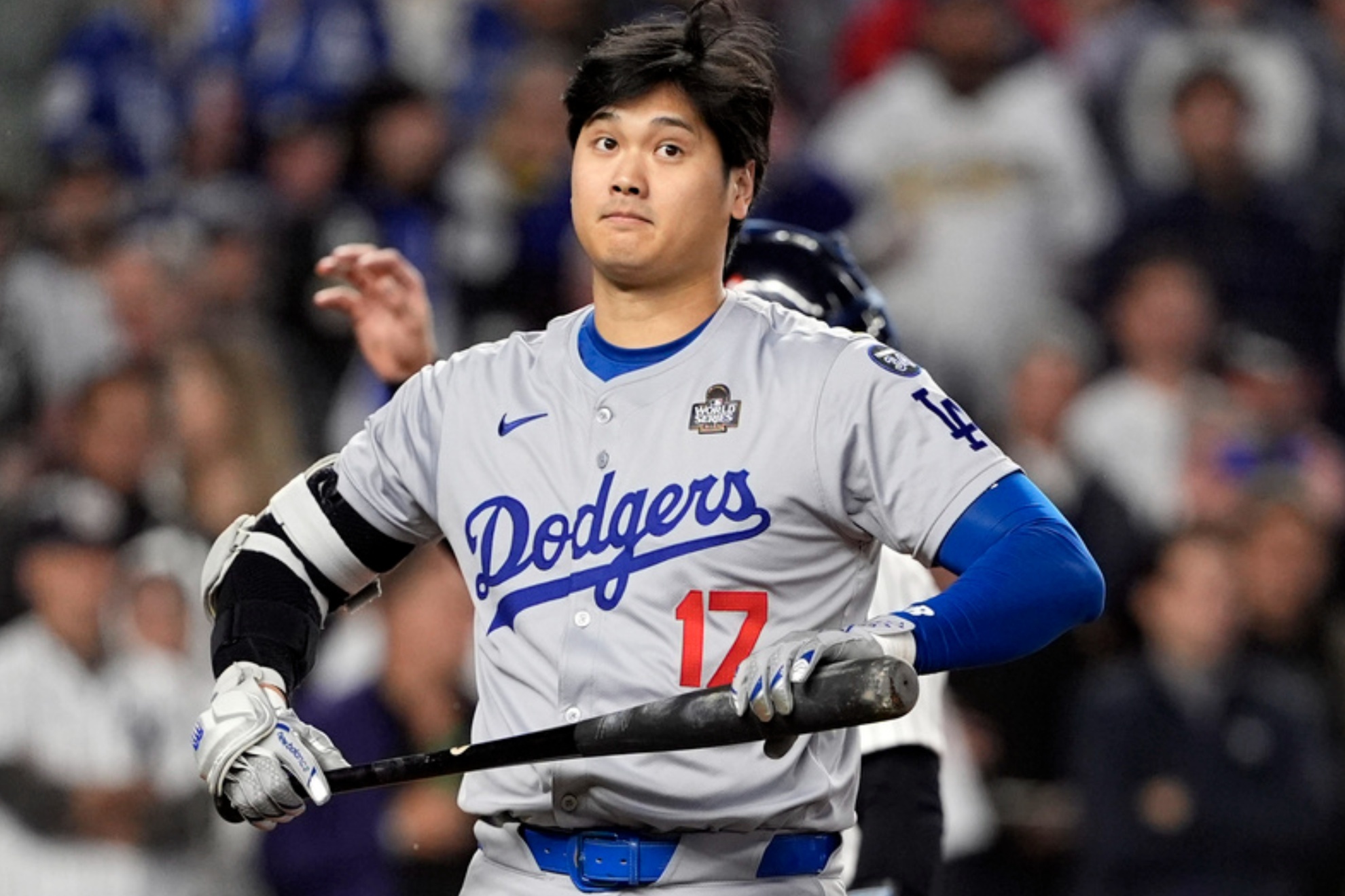Dodgers pitcher Shohei Ohtani during the 2024 World Series