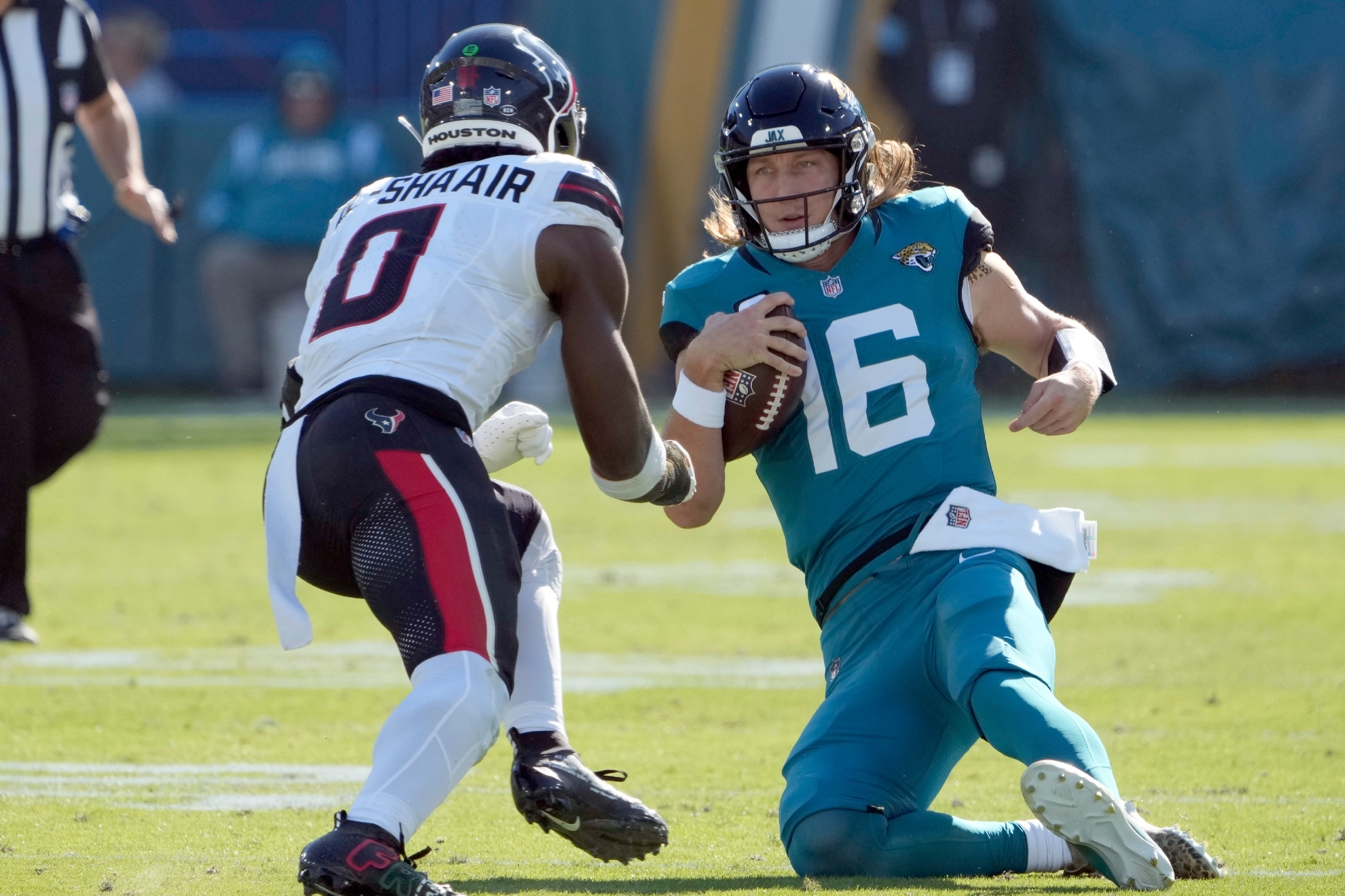 The NFL imposes a harsh suspension on Azeez Al-Shaair for a violent hit to Trevor Lawrences head