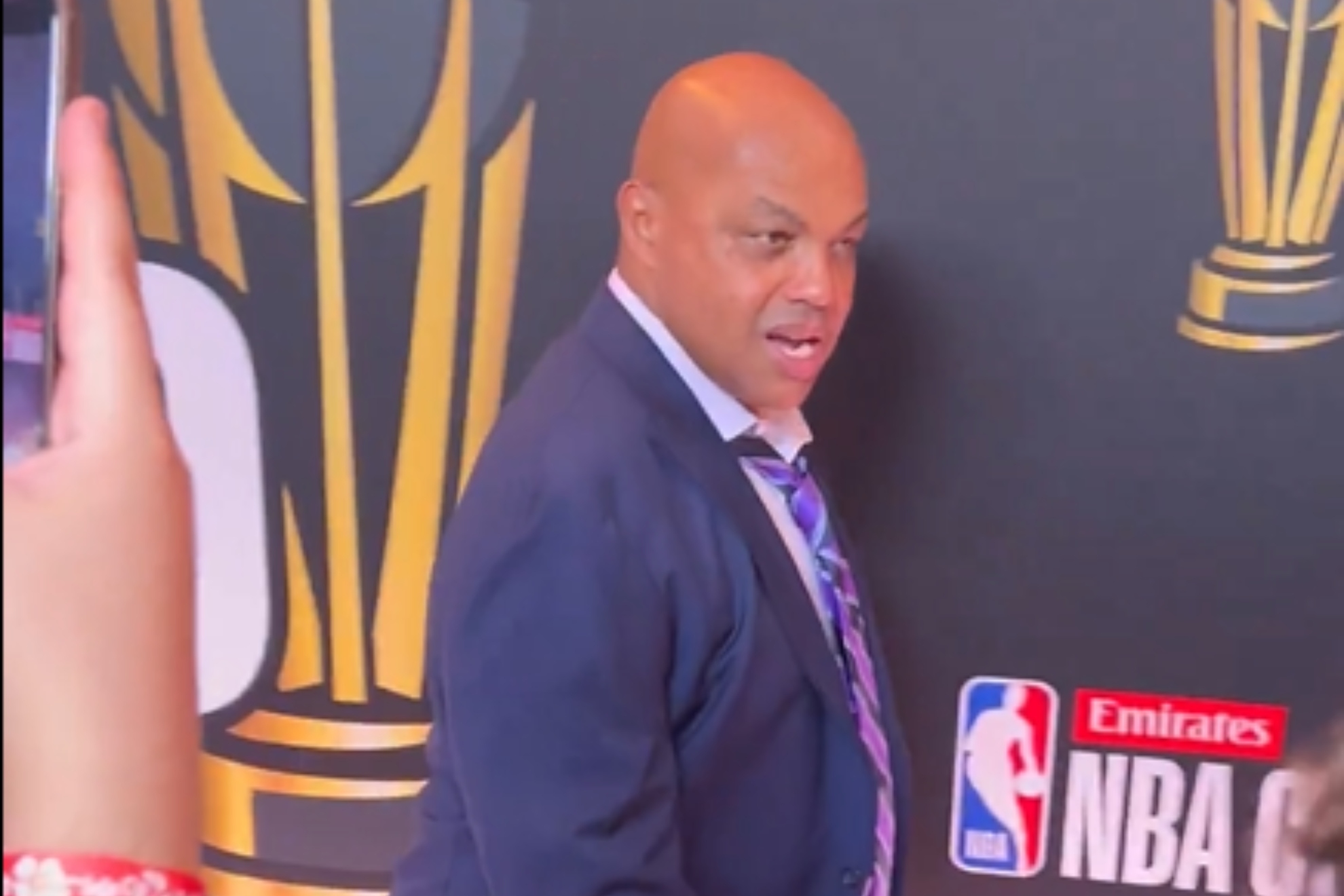 Charles Barkleys Red Carpet Moment Sparks Laughter at NBA Cup in Las Vegas