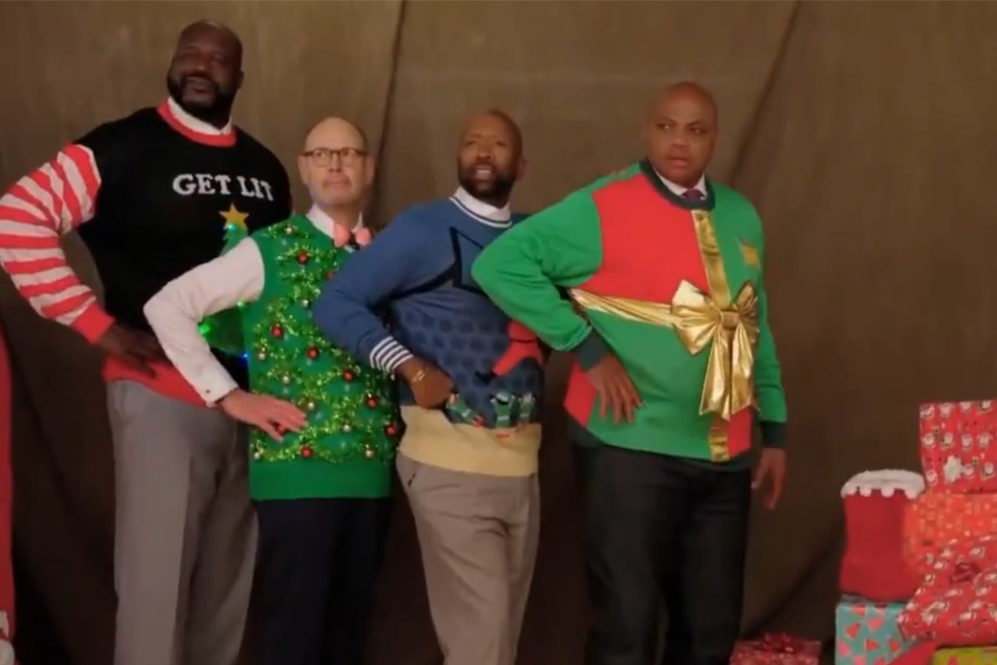 Shaq and Chucks Christmas antics never end.