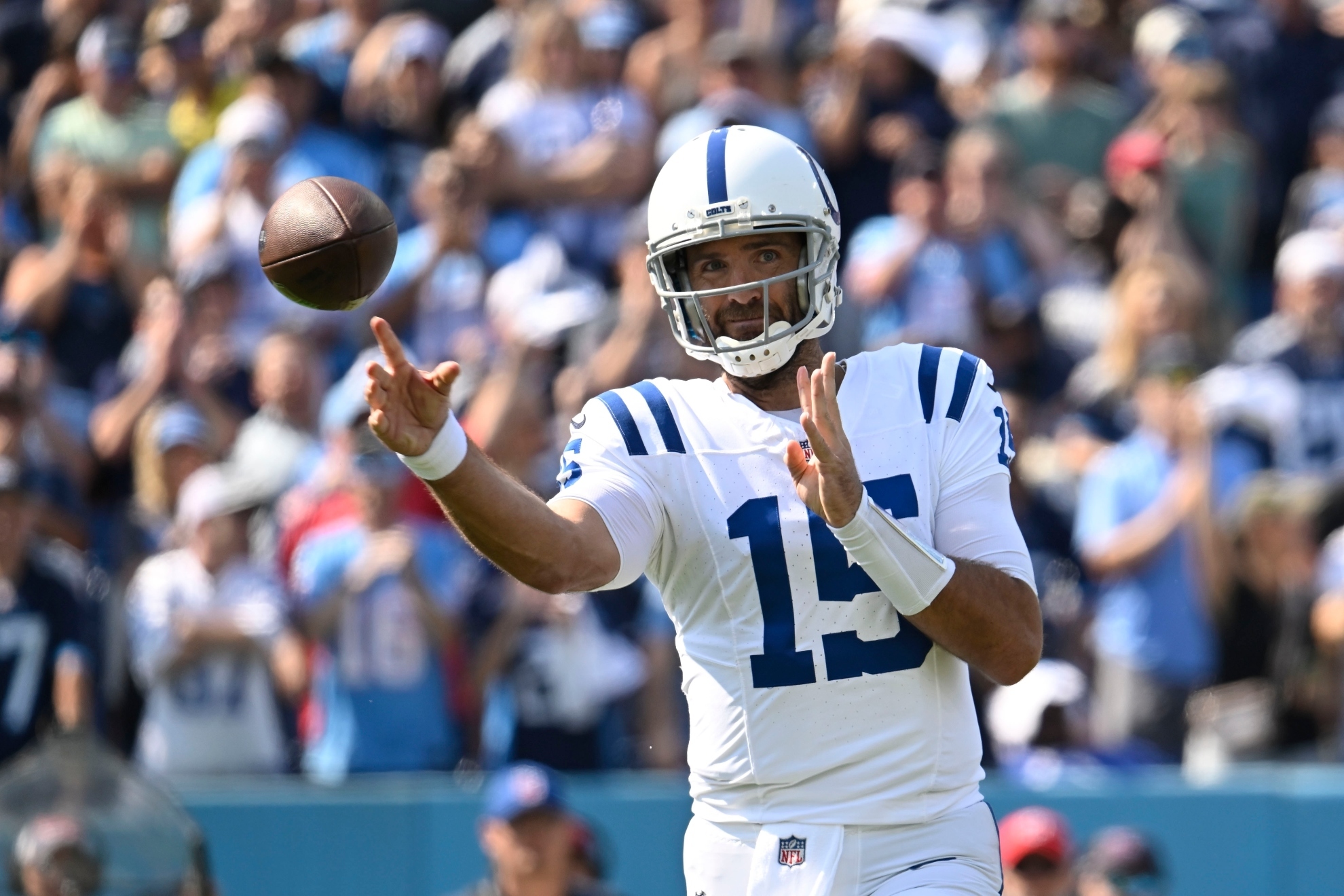 Indianapolis Colts quarterback Joe Flacco