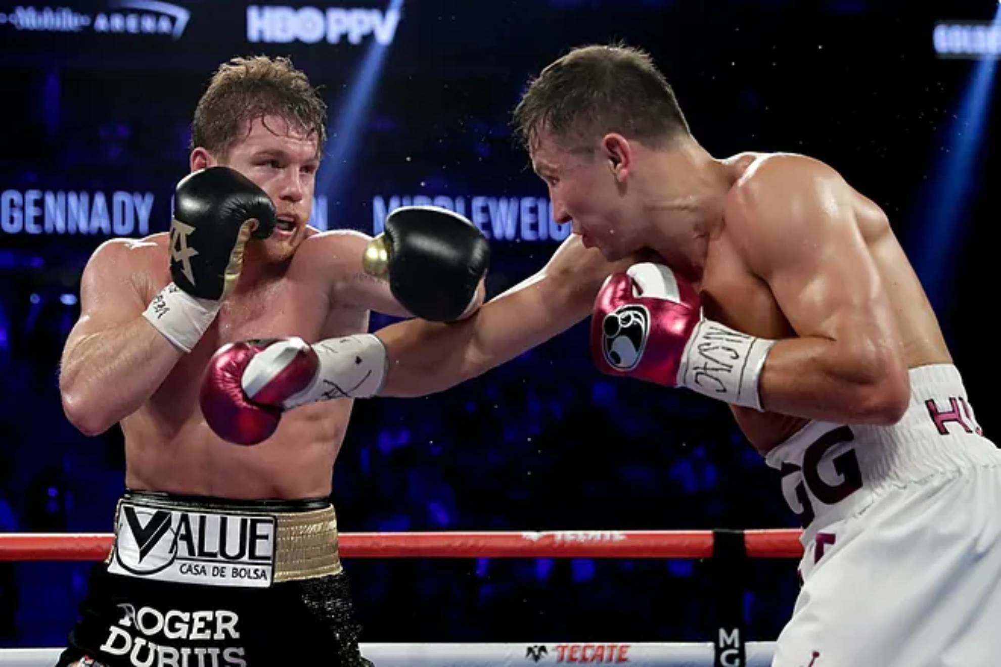Canelo and Golovkin.