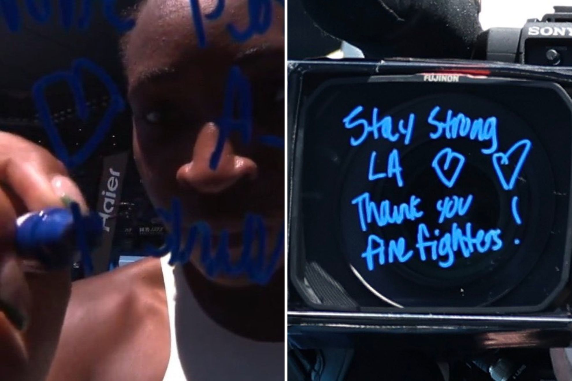 Coco Gauff in the first round of the Australian Open.