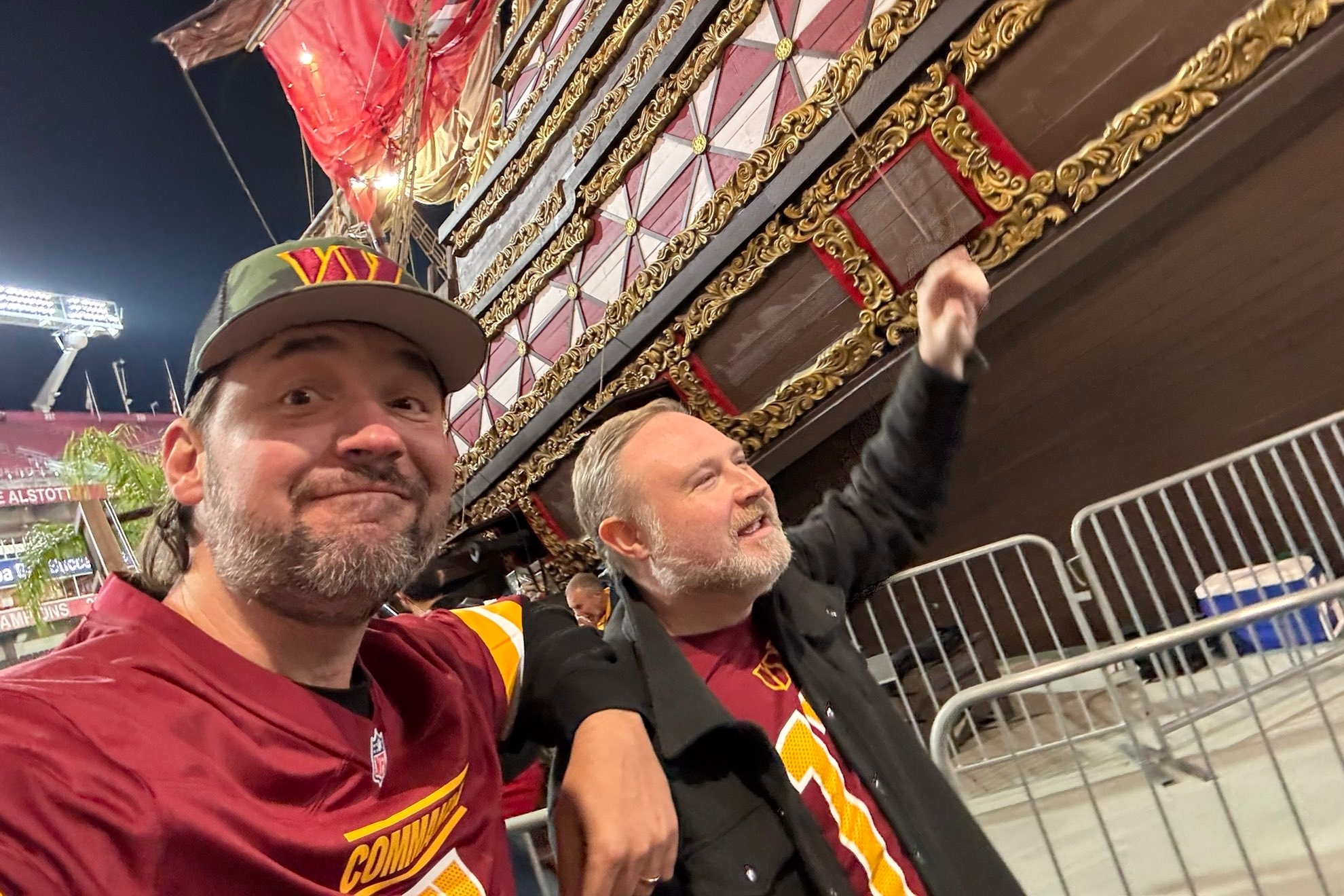 Serena Williams Husband Brings the Hype as Commanders Stun the Bucs