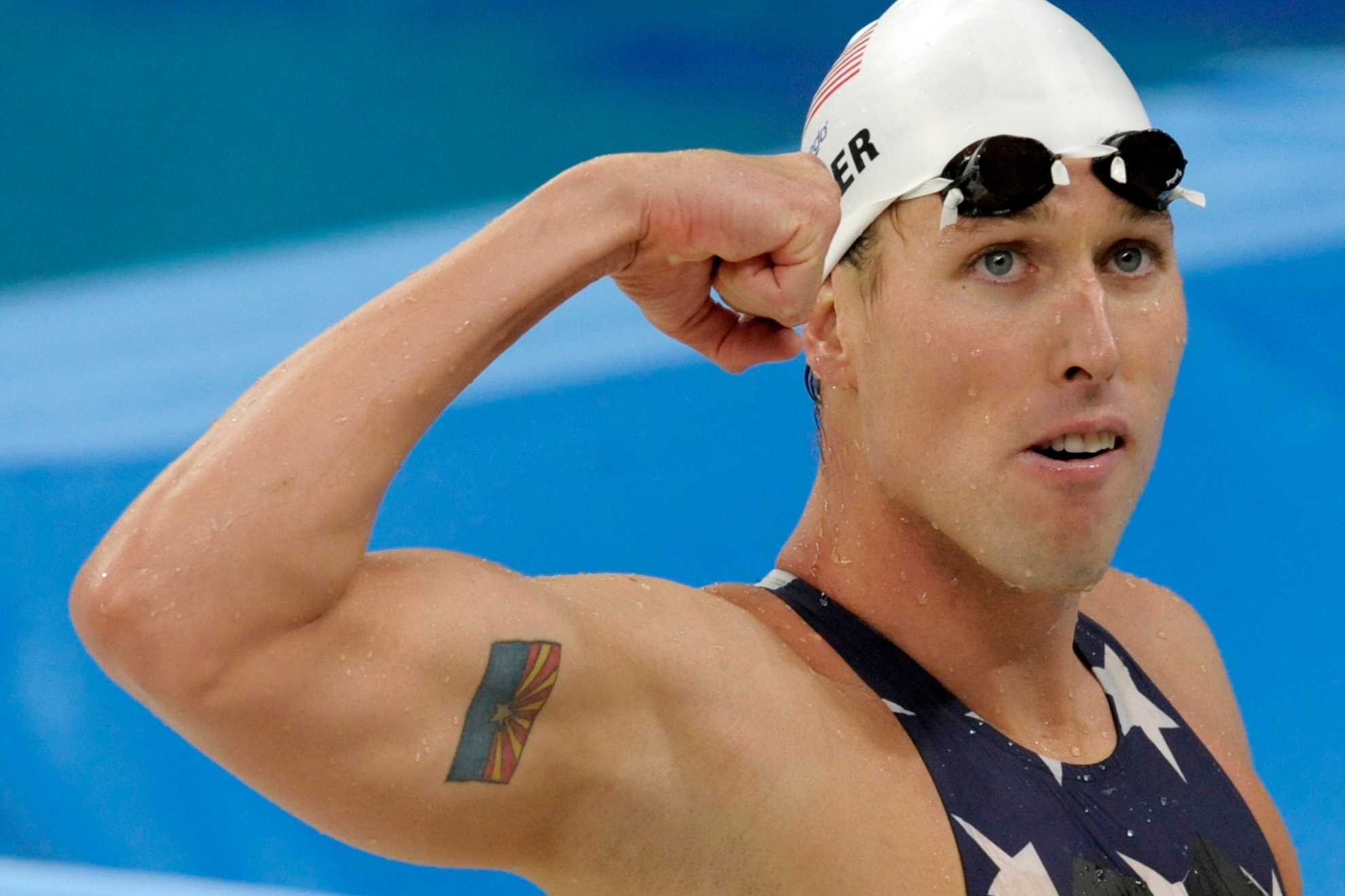 Klete Keller at the Beijing 2008 Olympics.