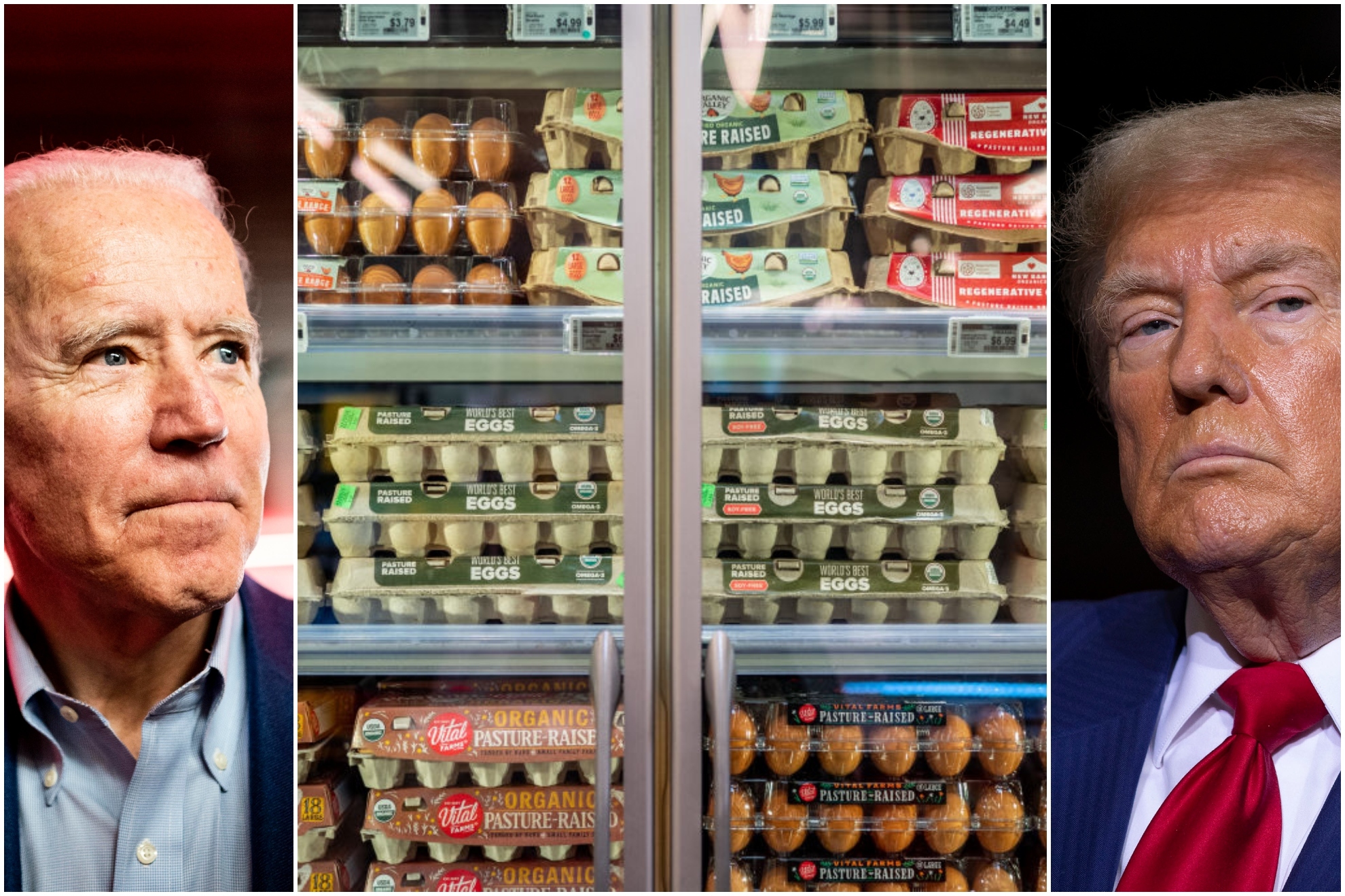 Joe Biden and Donald Trump.