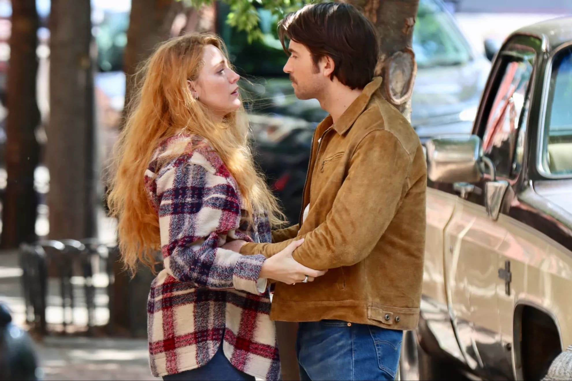 Blake Lively and Justin Baldoni in It Ends With Us.