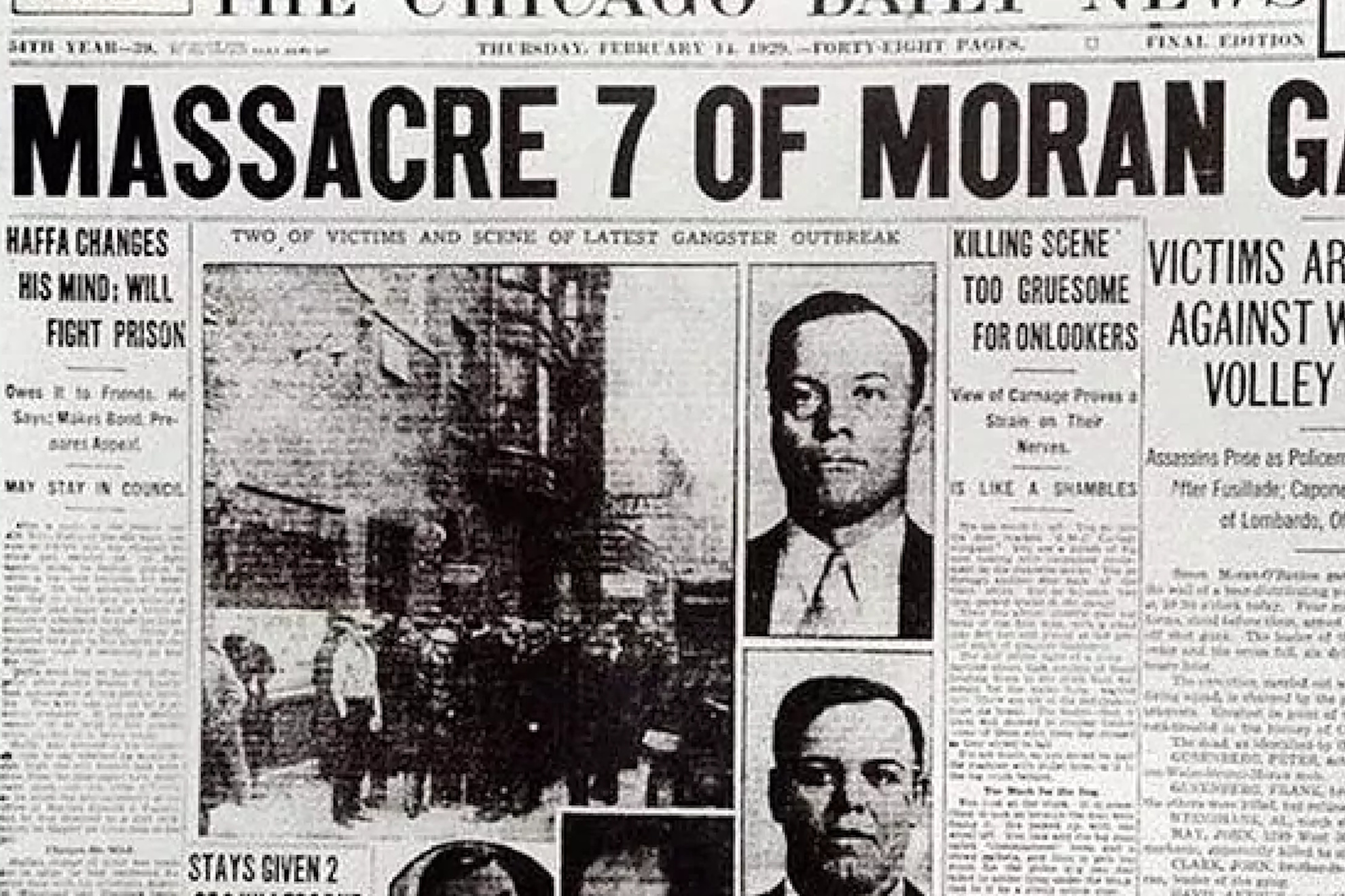 The other Valentines Day: Al Capone, the Chicago massacre and the Mafia