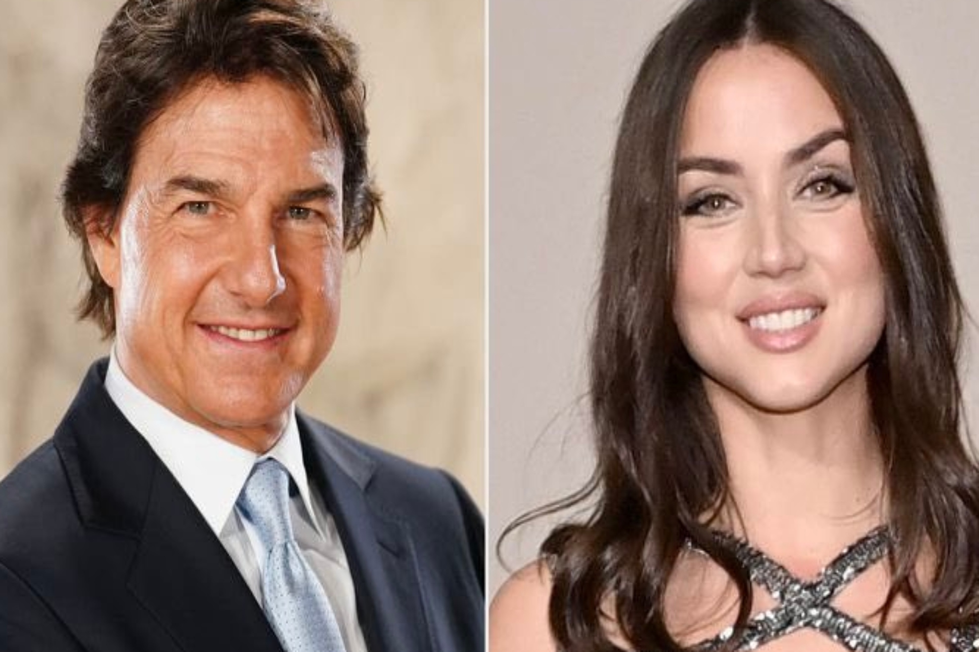 Tom Cruise and Ana de Armas.
