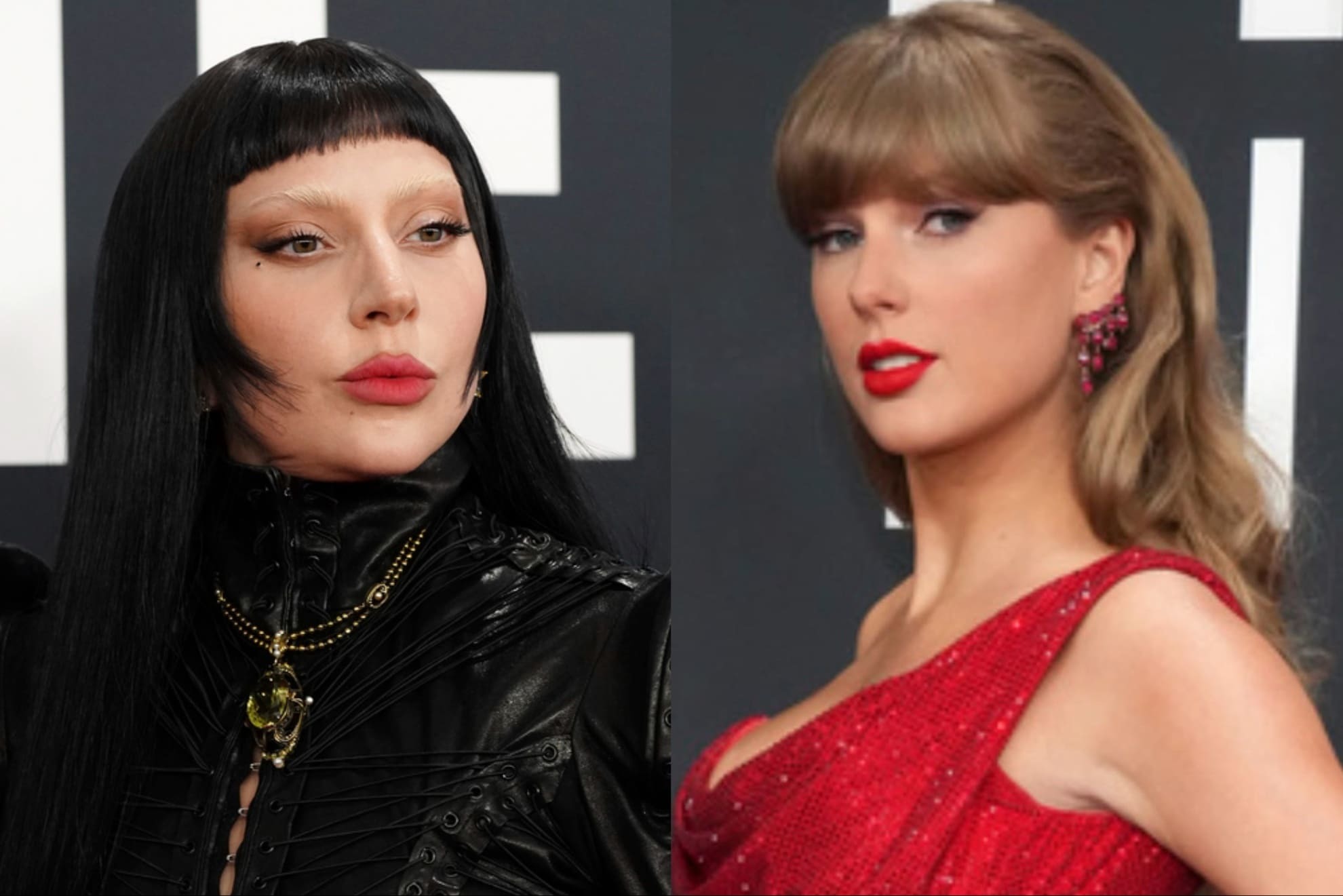 Pop superstars Lady Gaga and Taylor Swift.
