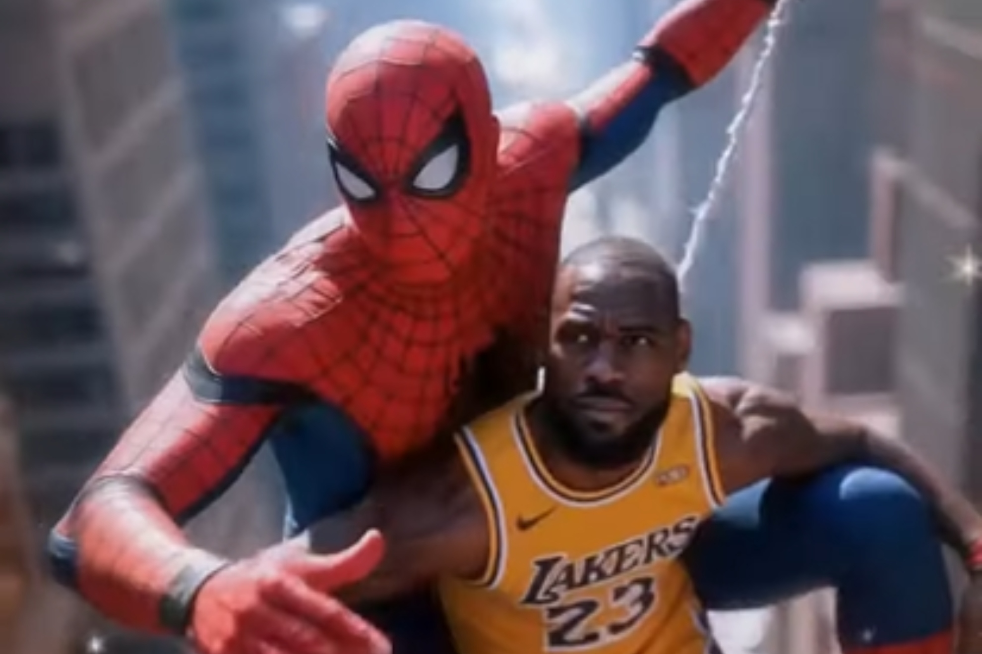 LeBron James Saved by Michael Jordan in AI Video-And NBA Fans Are Losing It