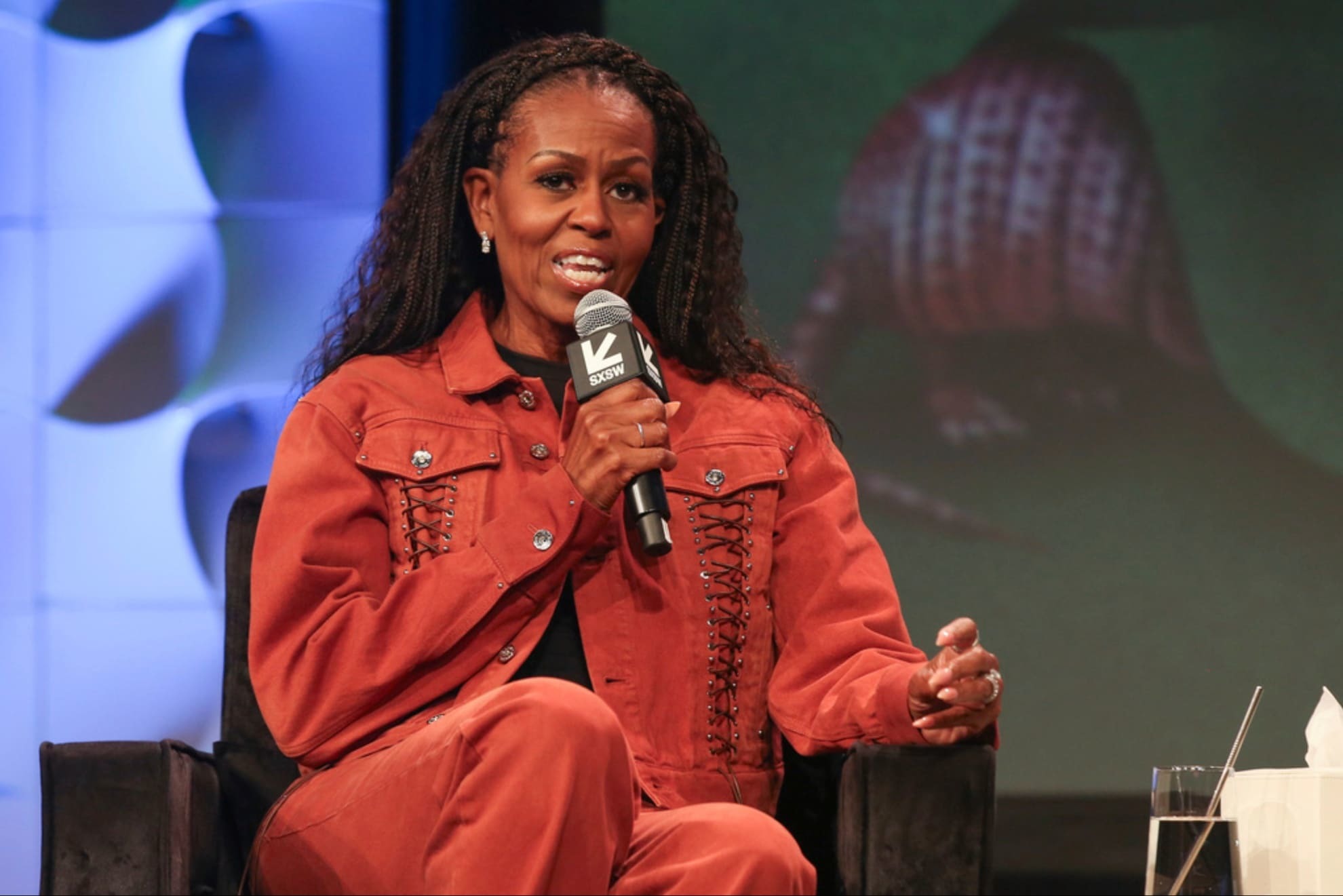 Former First Lady Michelle Obama at the 2025 SXSW.