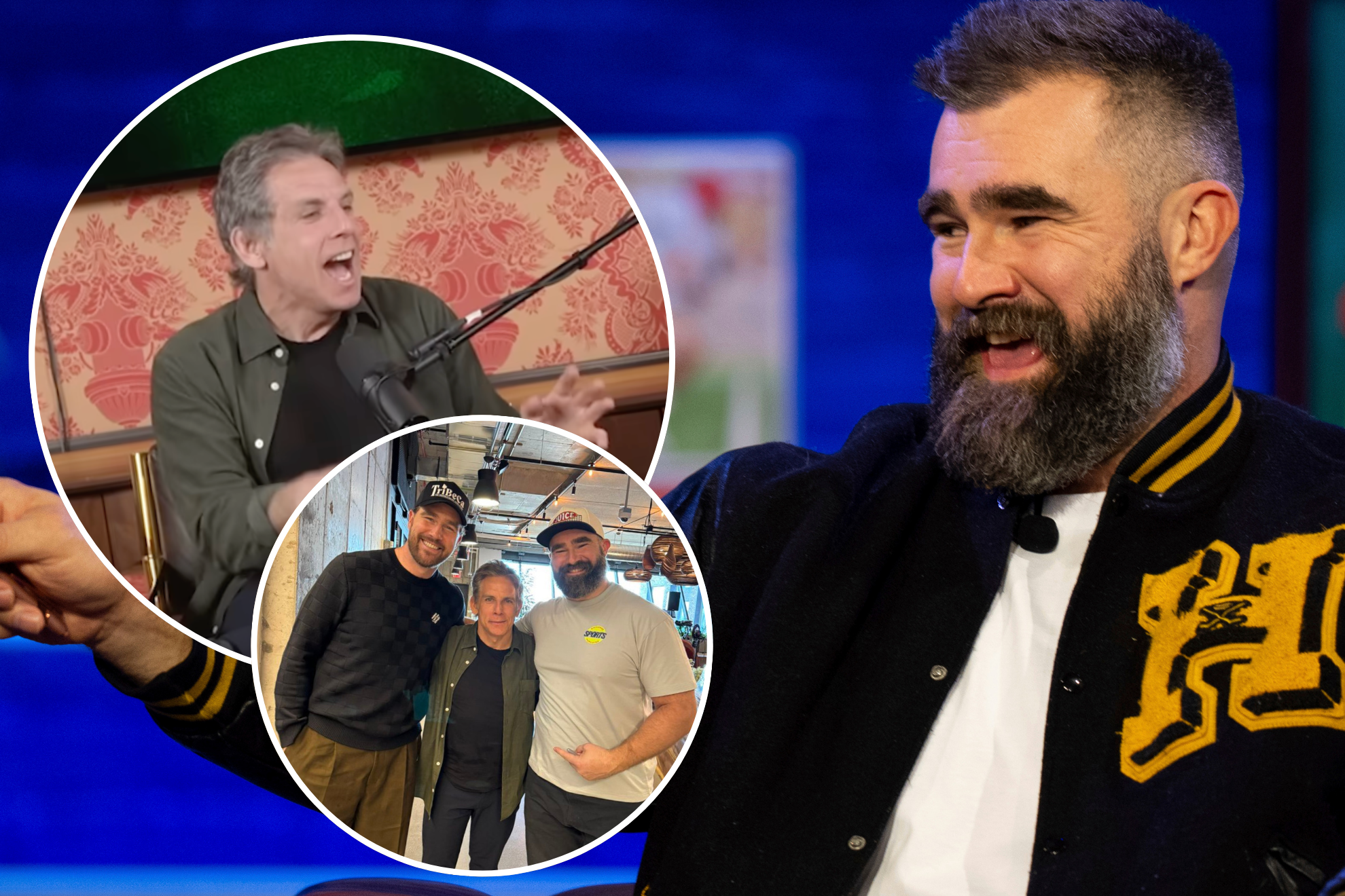 Jason Kelce says NBA players are better athletes than NFL players in chat with Travis Kelce and Ben Stiller on New Heights